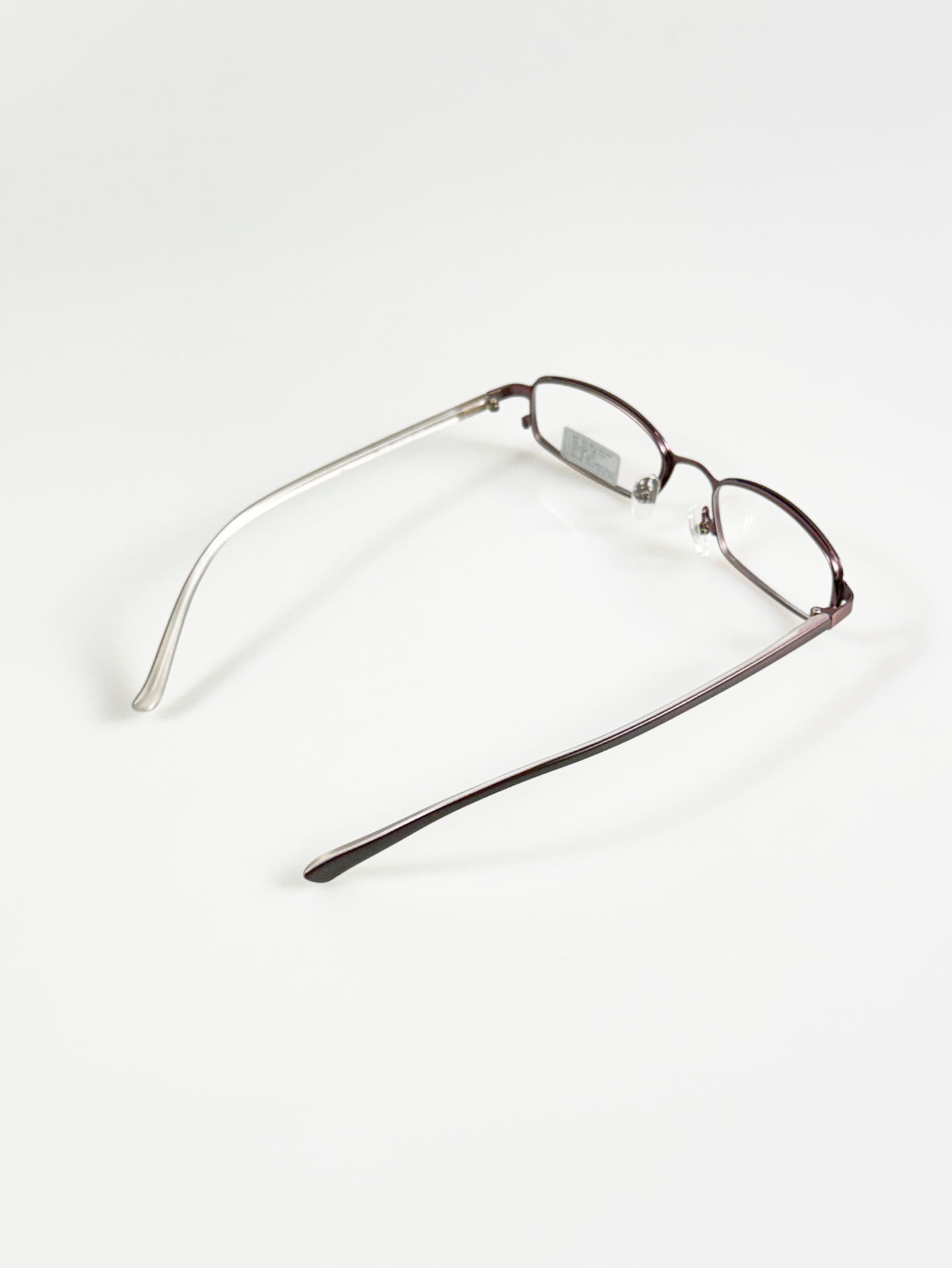 ESRO Matte Brown Slim Square Metal Glasses