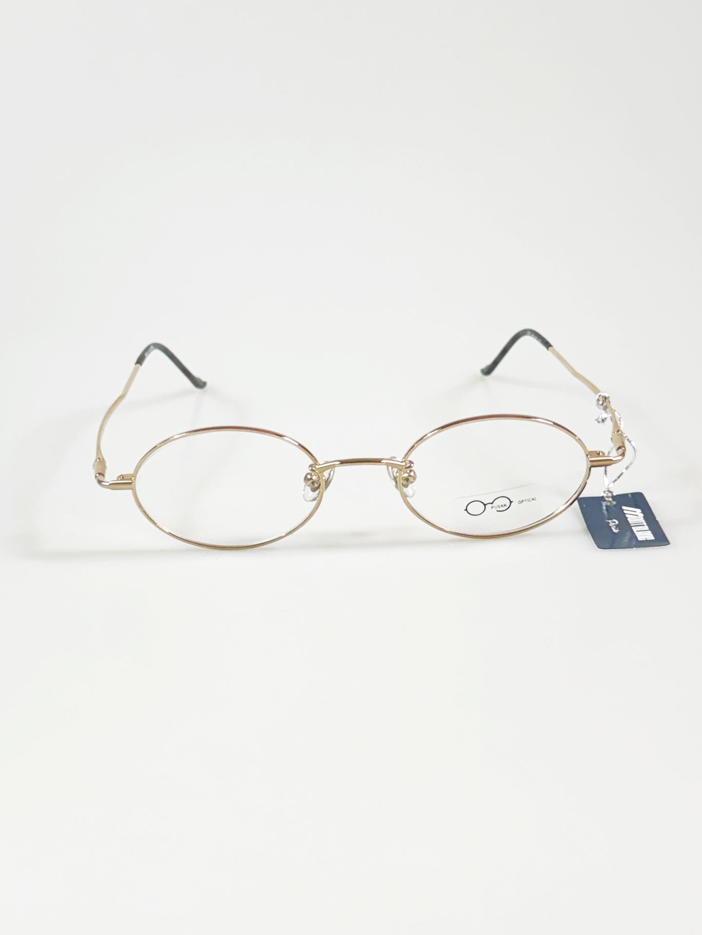 MONTBLANC Paris Slim Gold Oval Metal Frame Glasses