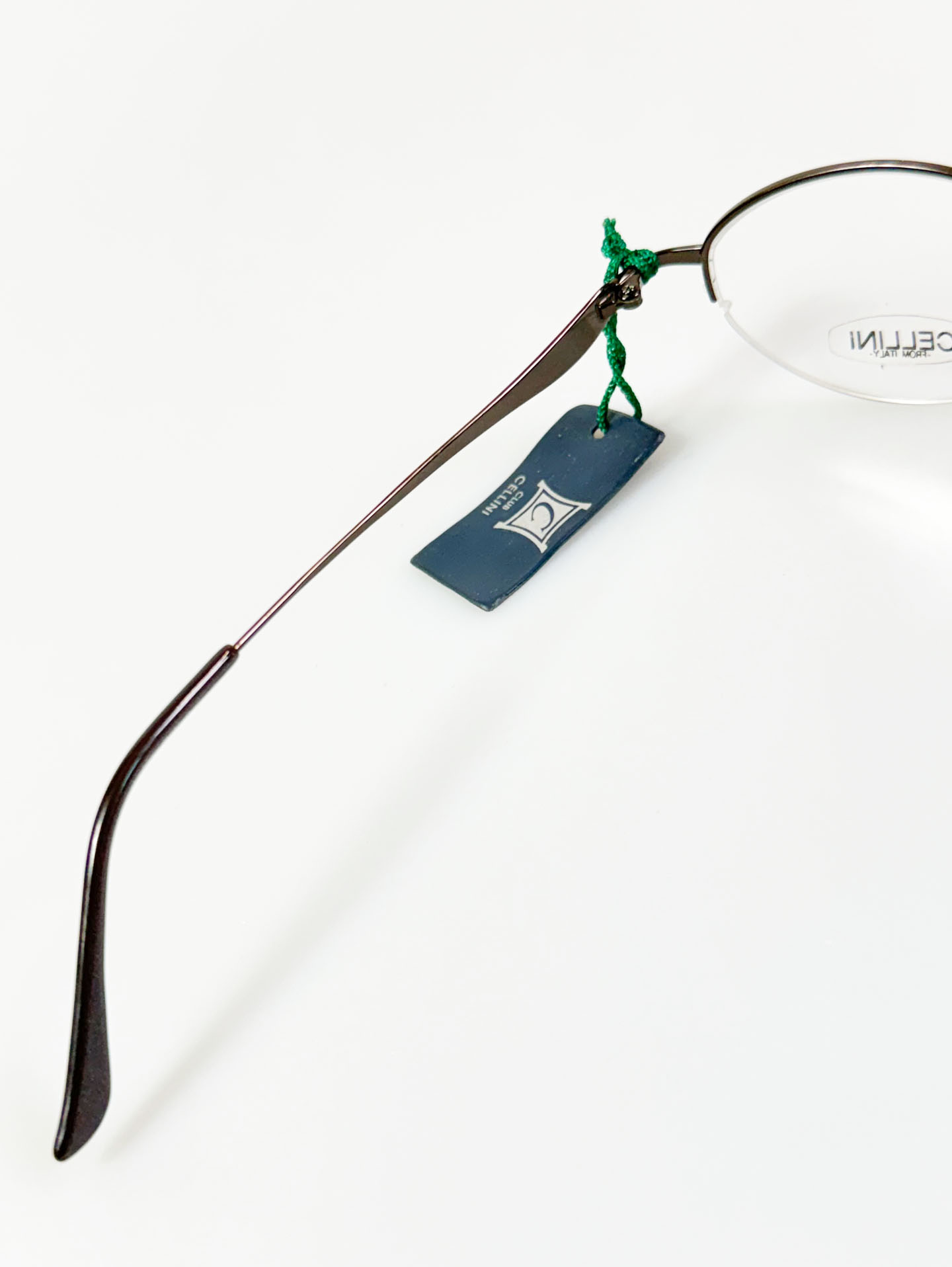CELLINI Half-Rim Oval Metal Glasses