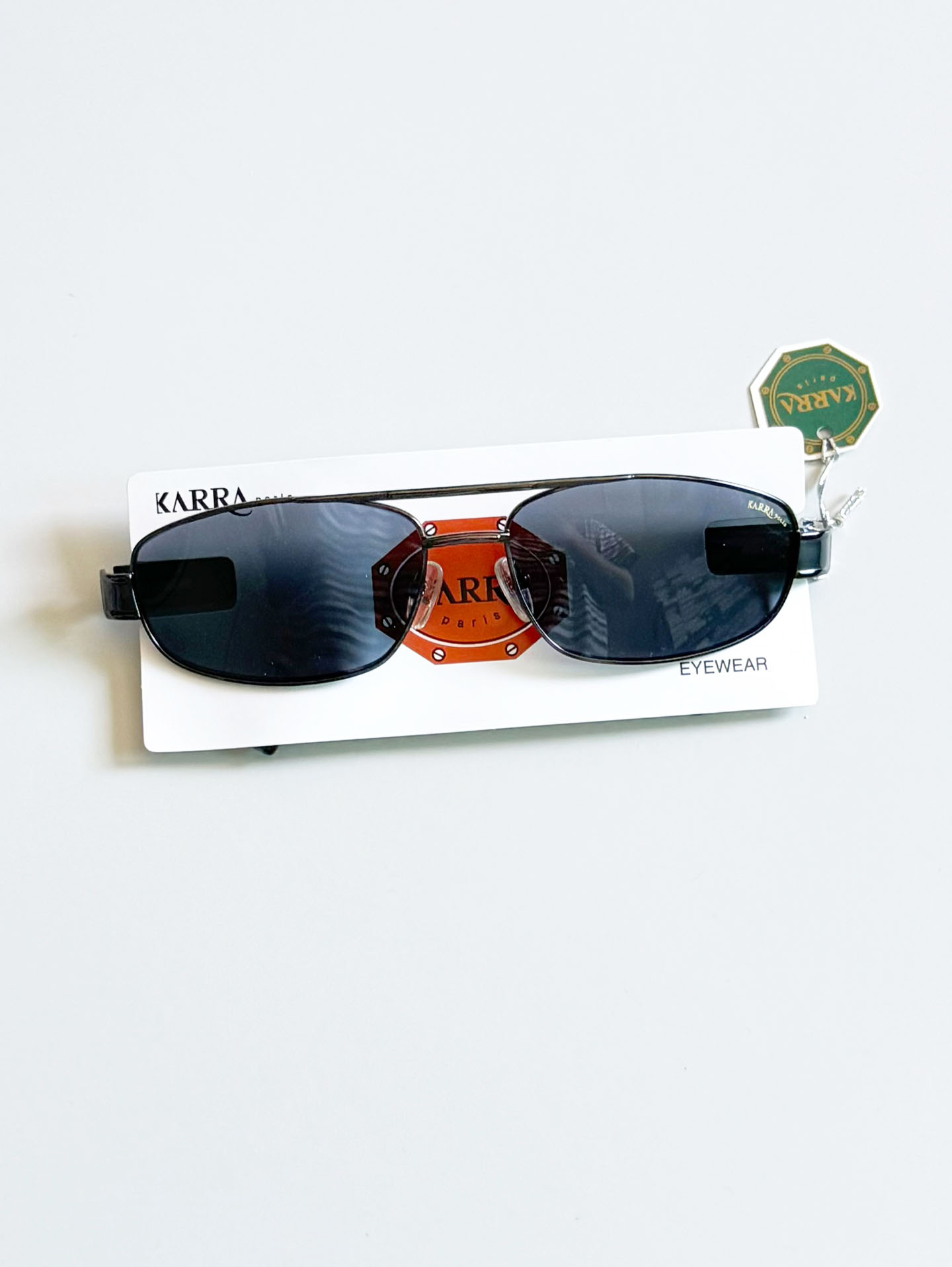 90’s KARRA Paris Big Size Boeing Metal Sunglasses