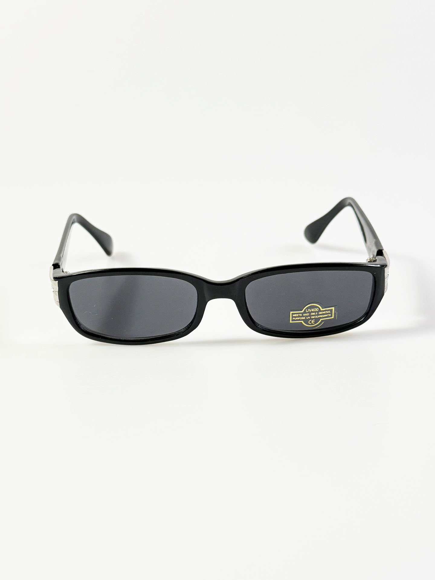 90’s GUESS Black Bold Square Frame Sunglasses