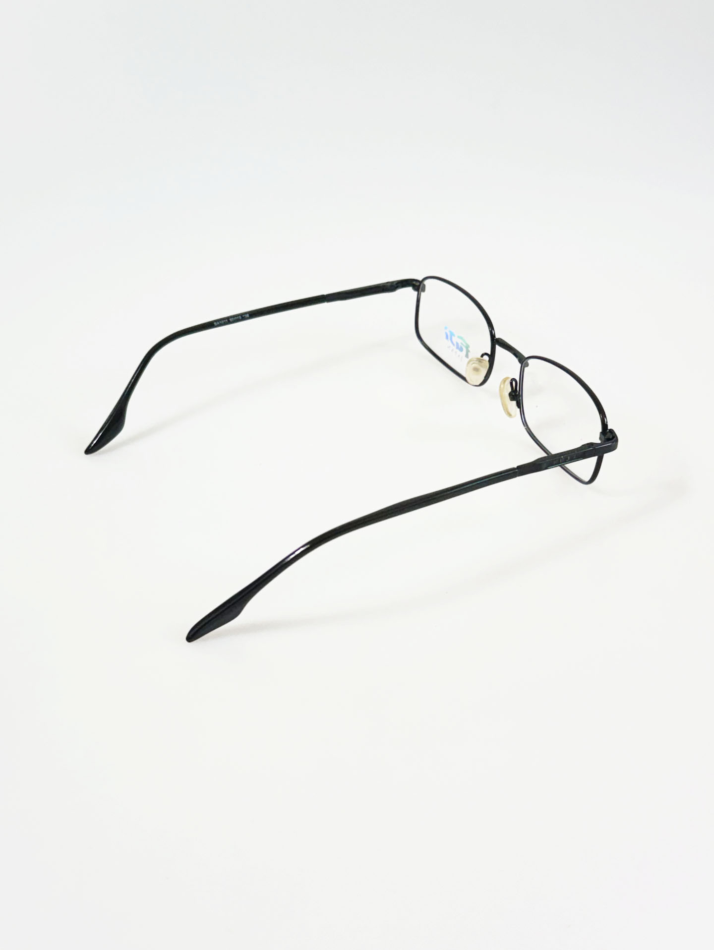 90's FUJI JAPAN Slim Square Metal Glasses Collection / 2 Colors