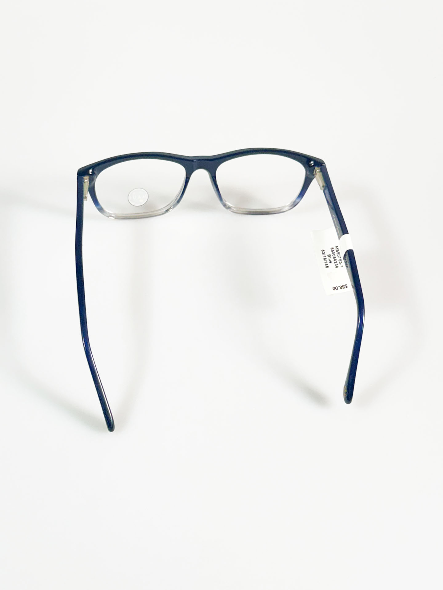 MAUI Two-Tone Square Horn-Rim Frame Glasses