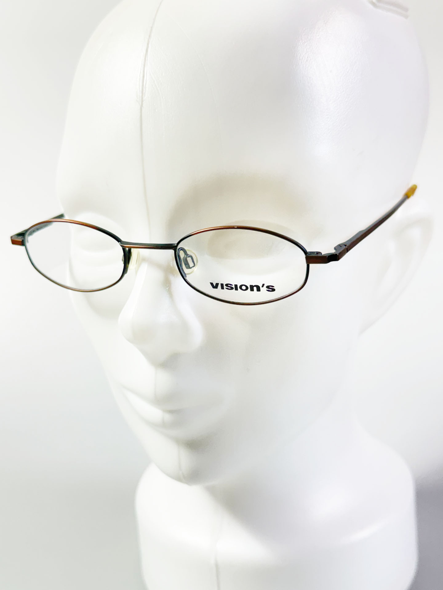 Vision’s Slim Oval Two-Tone Metal Glasses