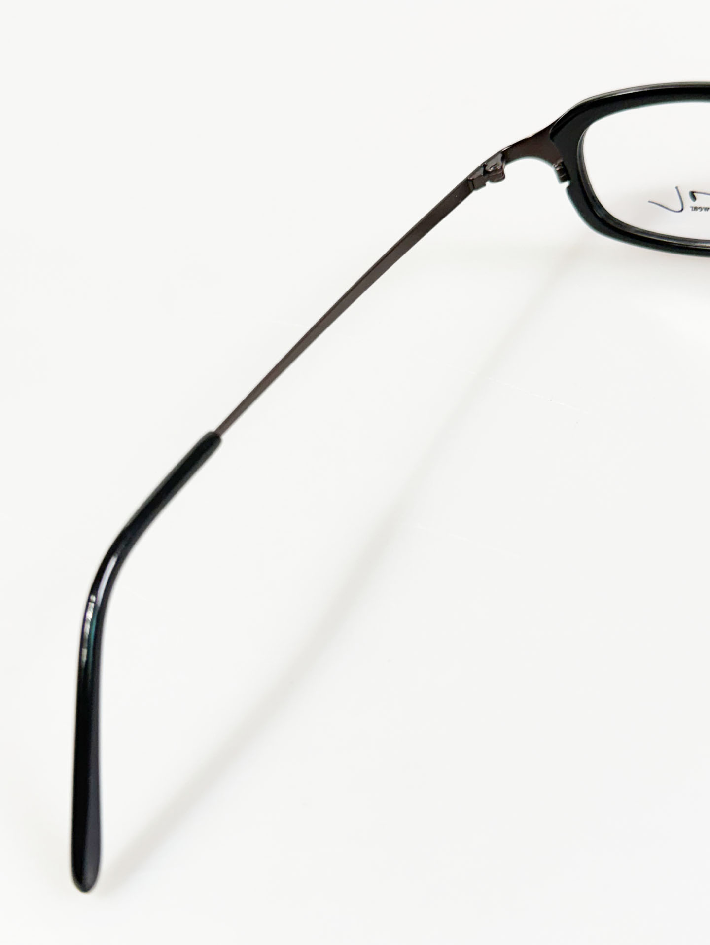 MOOL EYEWEAR Layered Dark Brown Black Oval Metal Glasses