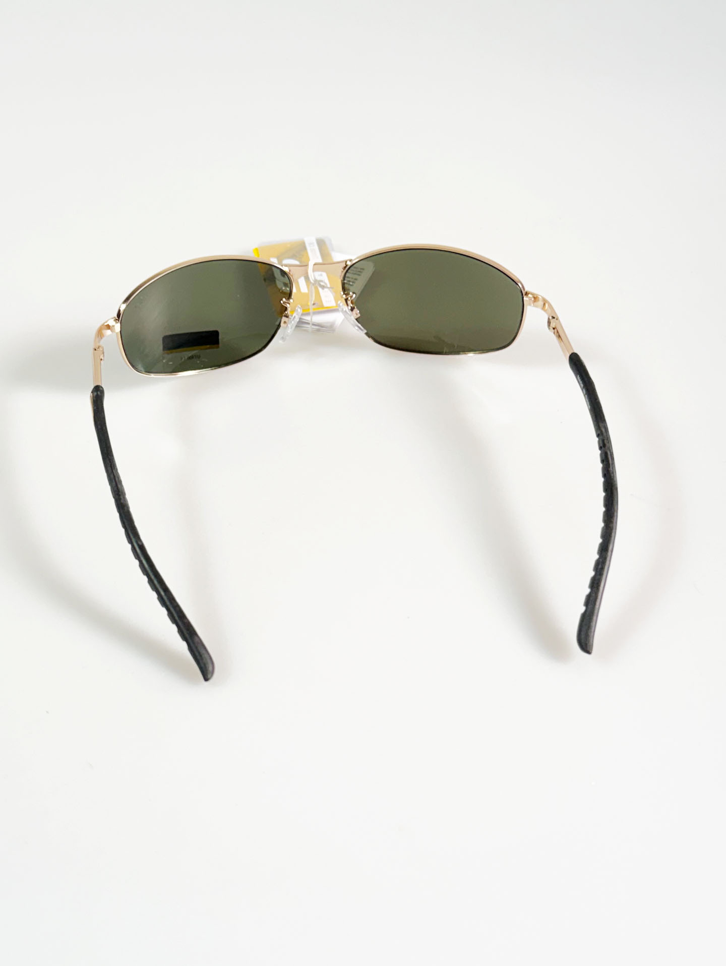 SS EYEWEAR Gold Slim Square Metal Sunglasses