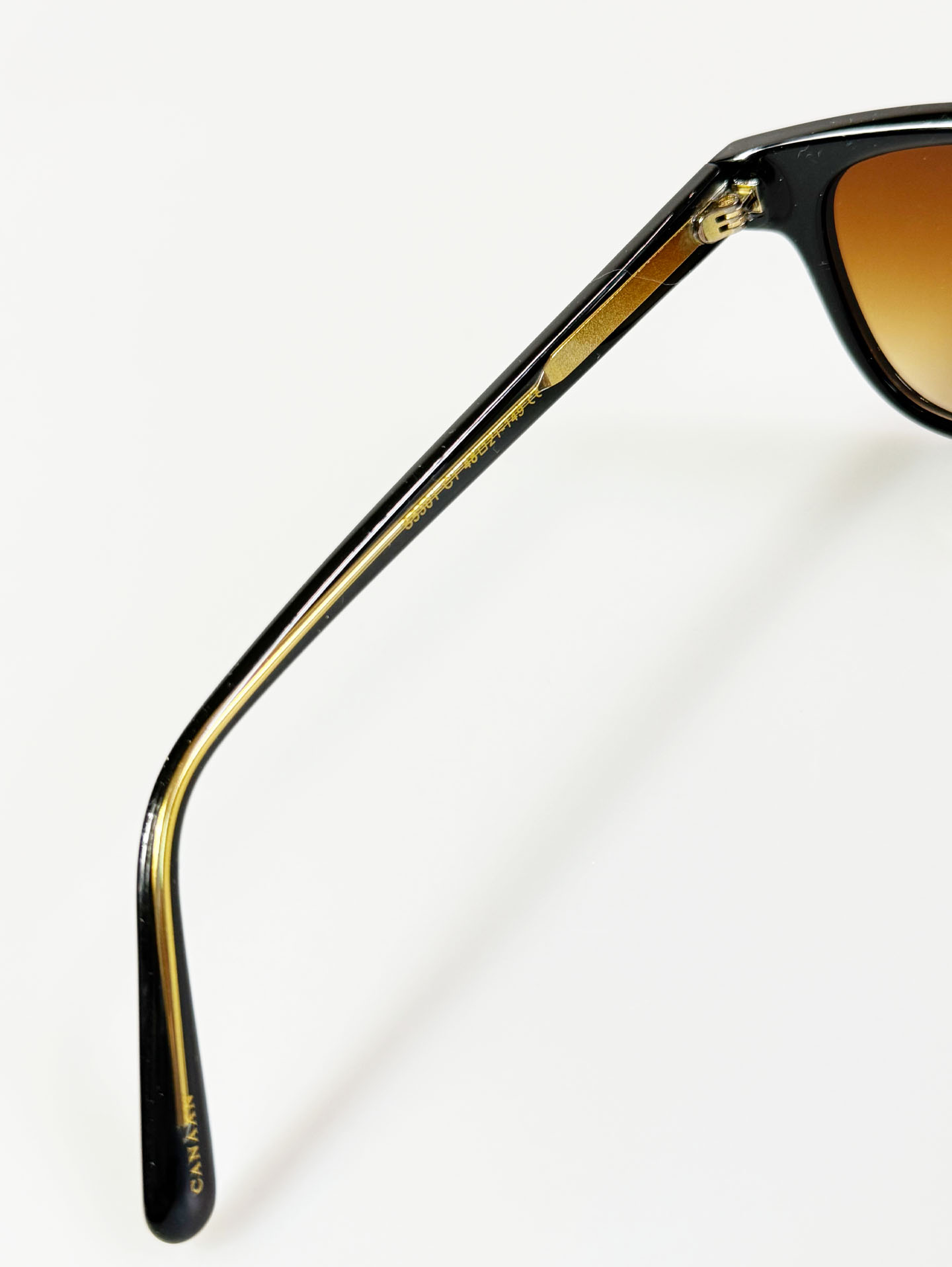 CANAAN Black Square Frame Tinted Sunglasses