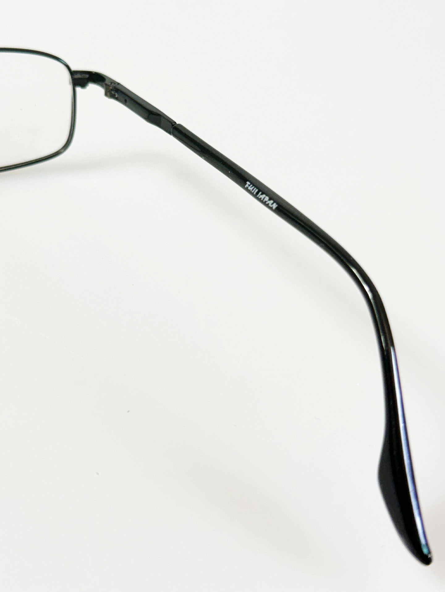 90's FUJI JAPAN Slim Square Metal Glasses Collection / 2 Colors