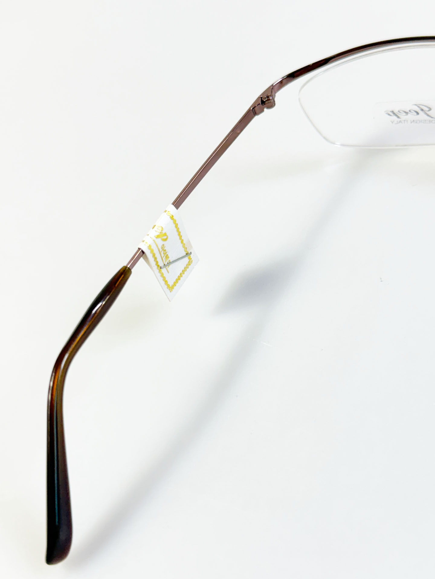 JEEP Half-Rim Square Metal Frame Glasses