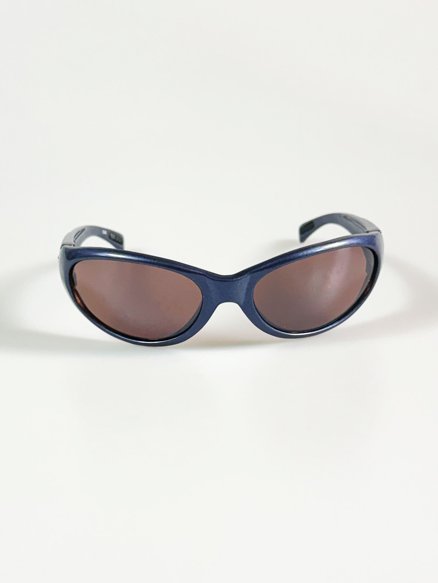 BLOC Wraparound Oval Sporty Frame Tinted Sunglasses