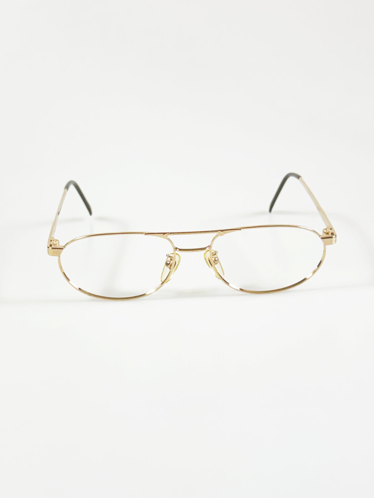 Marelli Gold Square Metal Boeing Frame Glasses