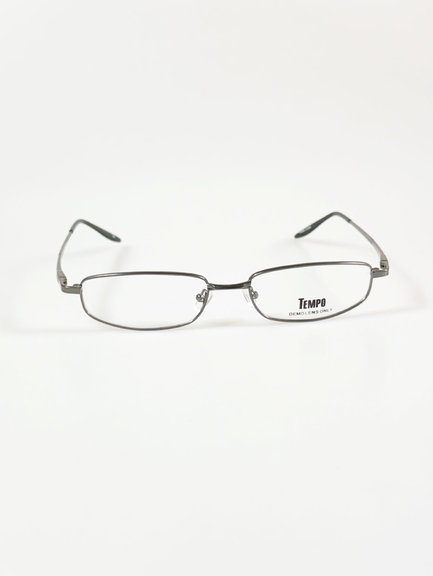 TEMPO Slim Square Metal Frame Glasses