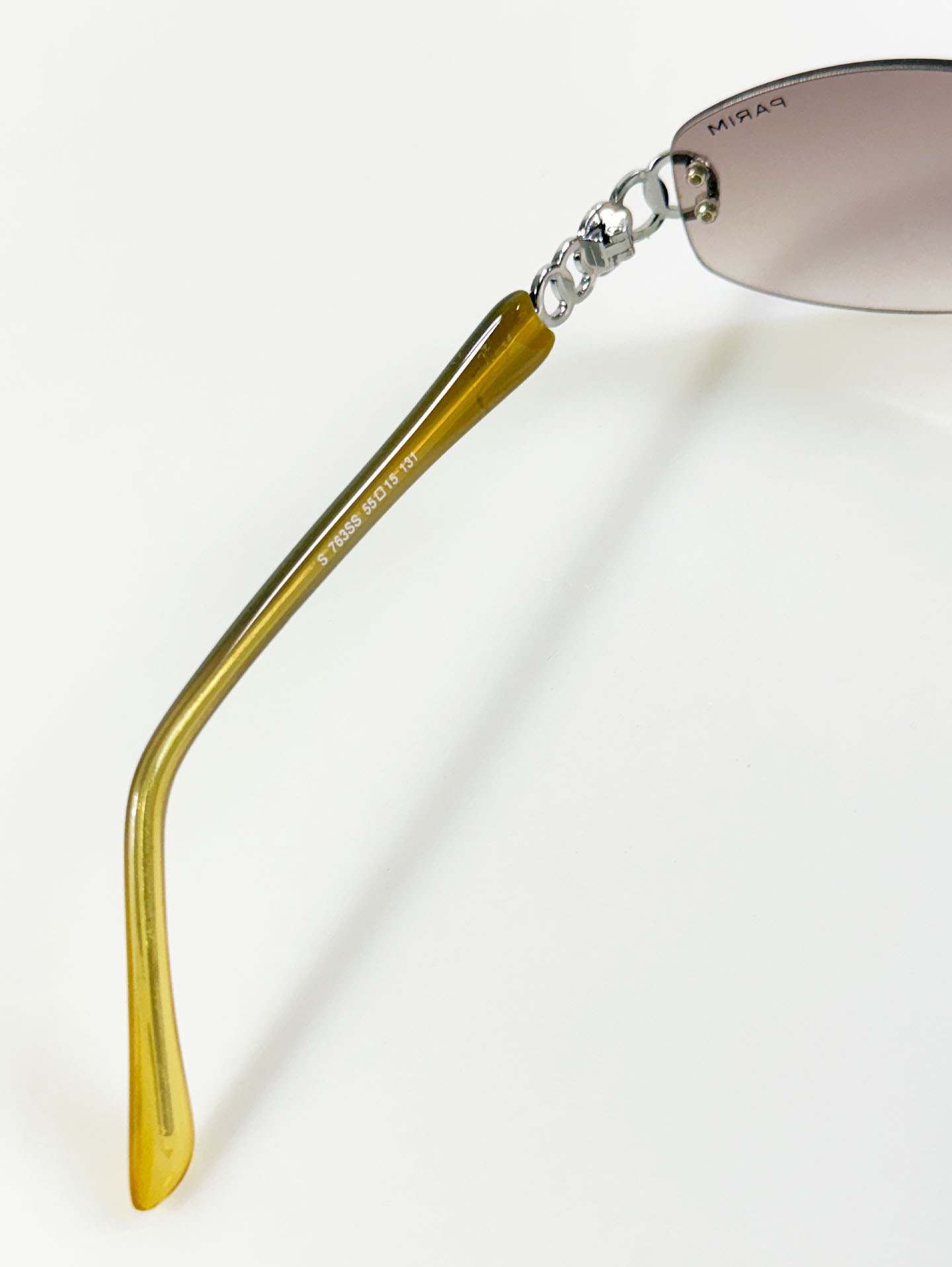 PARIM Rimless Oval Metal Sunglasses