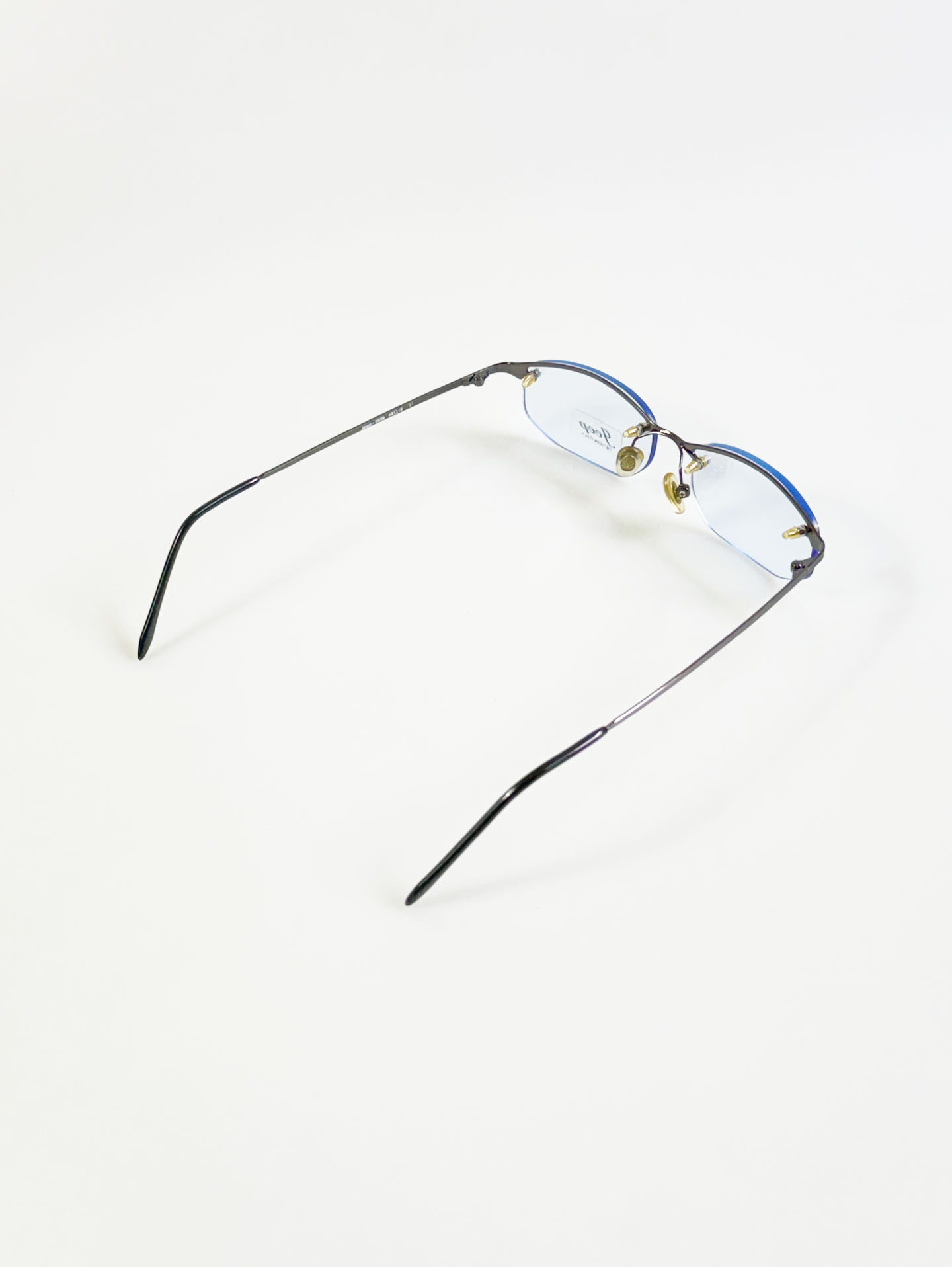 JEEP Rimless Square Gunmetal Frame Glasses