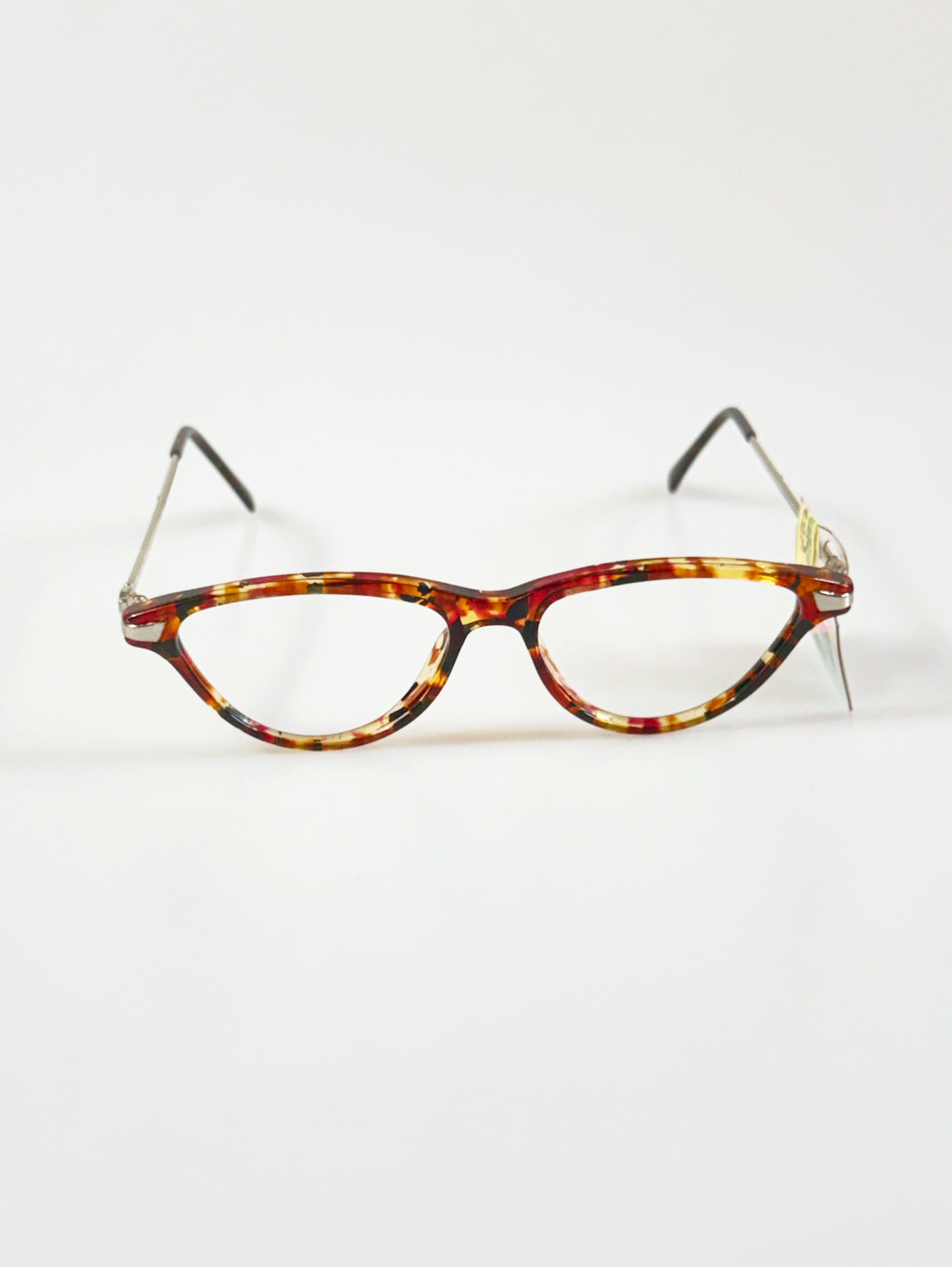 90's SEVA SCHAN Cat-Eye Horn-Rim Frame Glasses