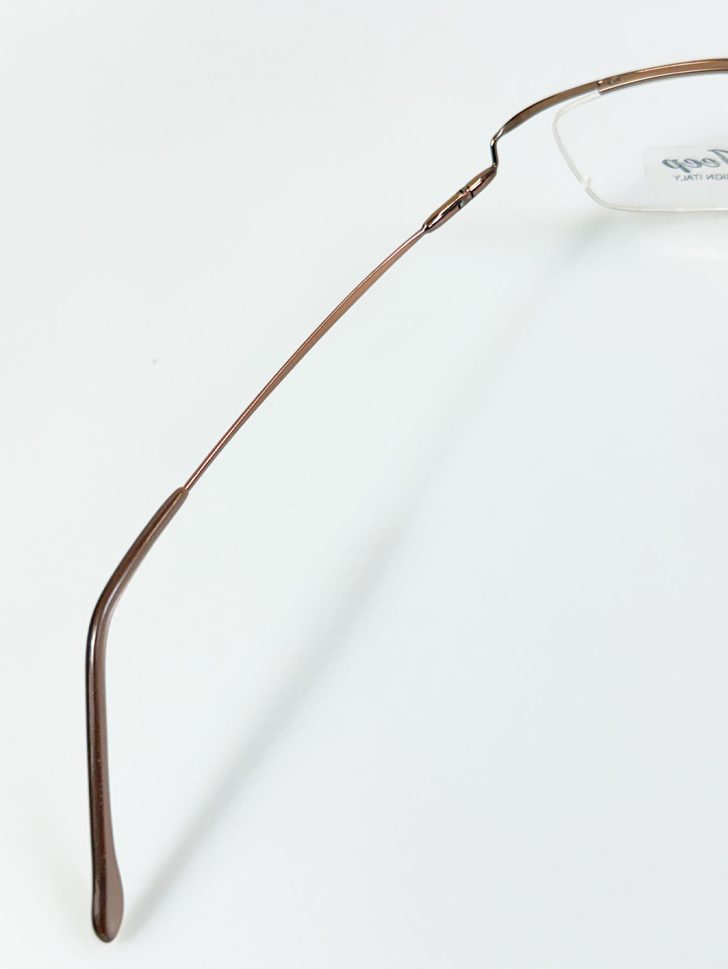 Jeep Bronze Square Half-Rim Metal Glasses