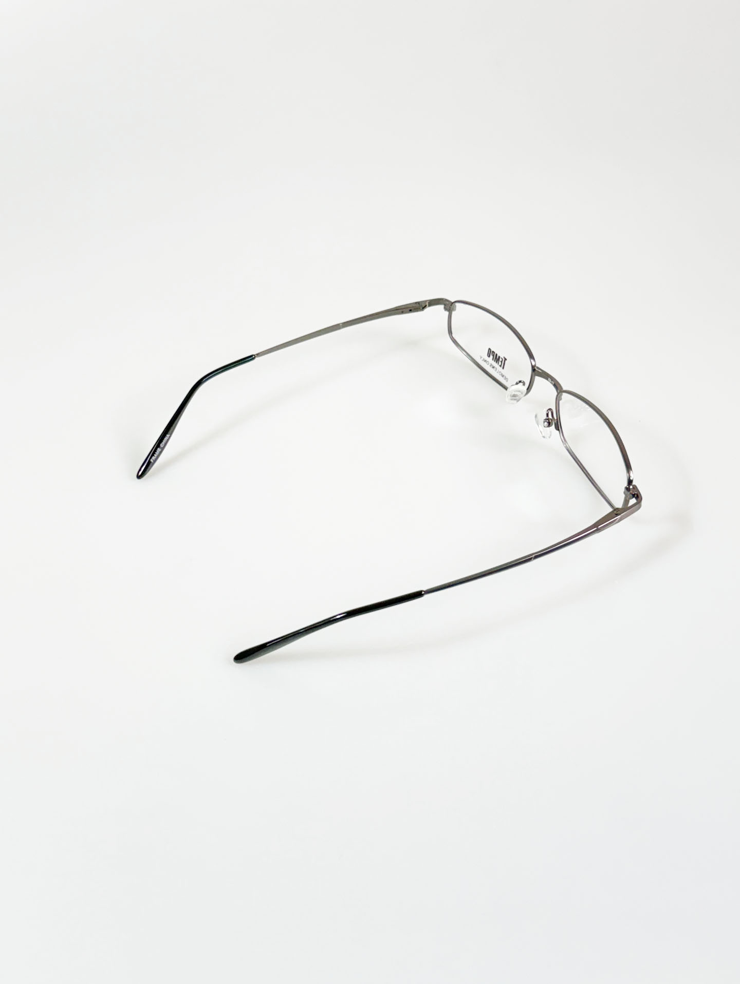 TEMPO Slim Square Metal Frame Glasses