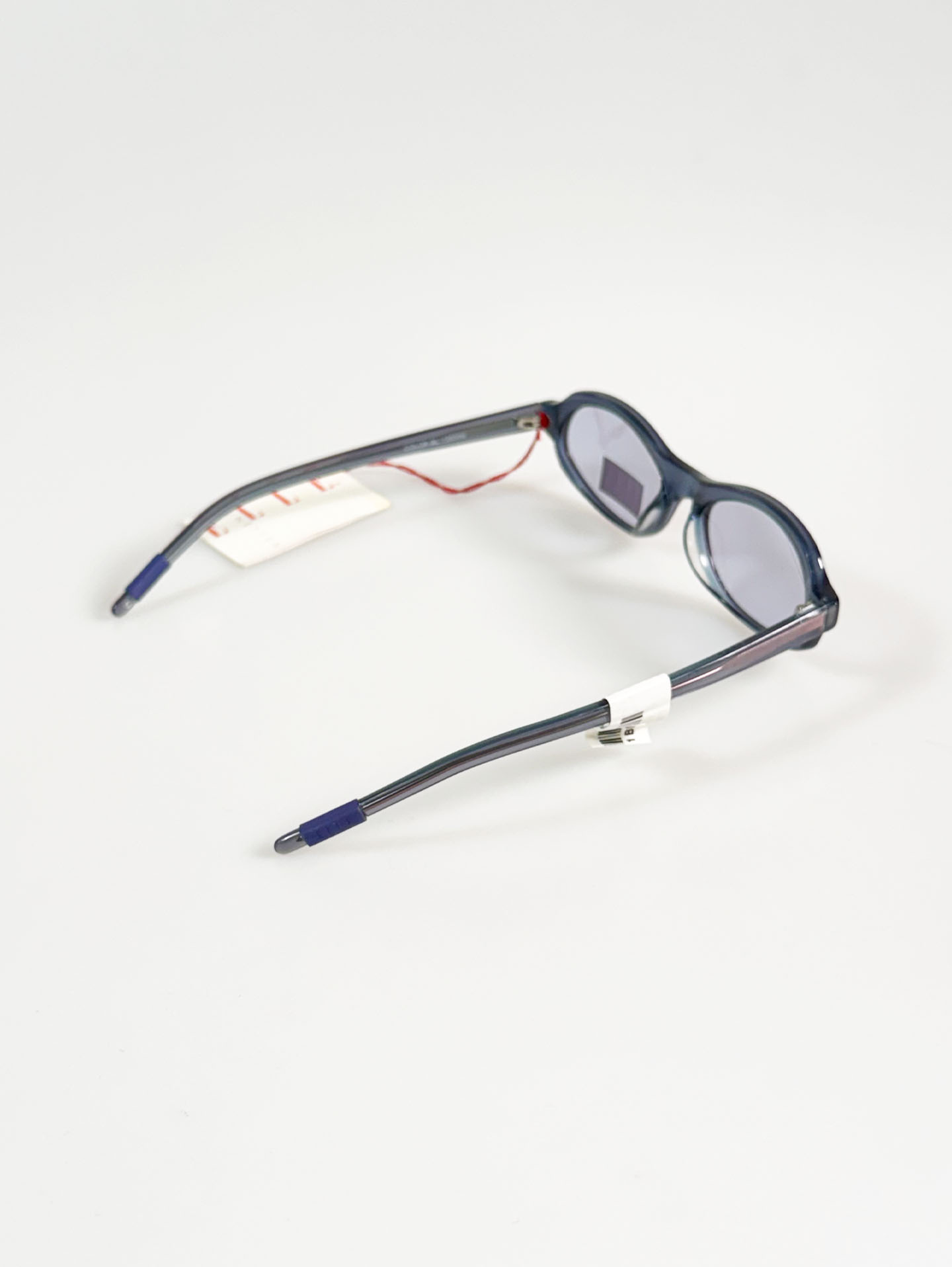 ELLE Translucent Blue Oval Frame Tint Sunglasses