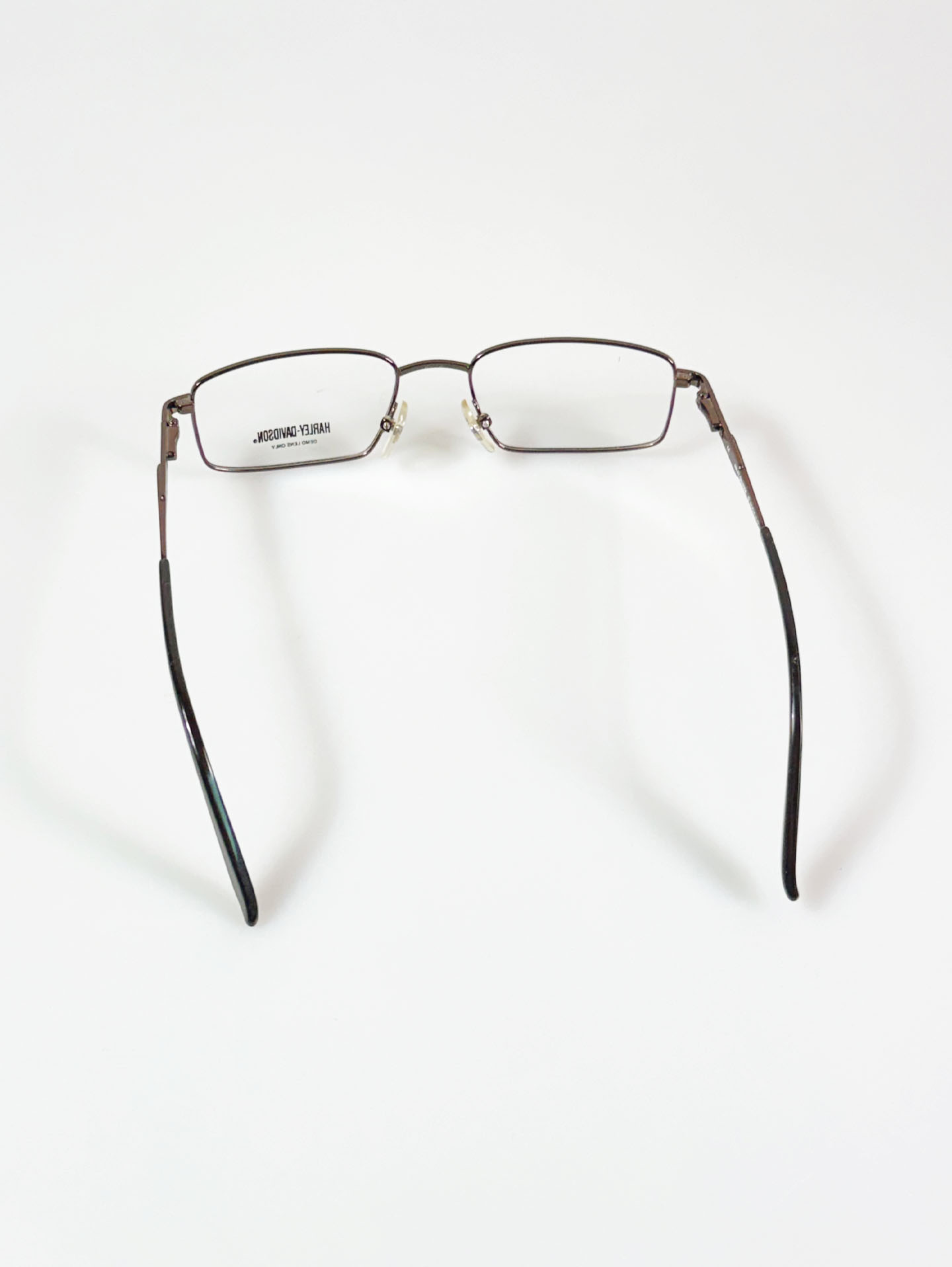HARLEY-DAVIDSON Slim Square Metal Frame Glasses