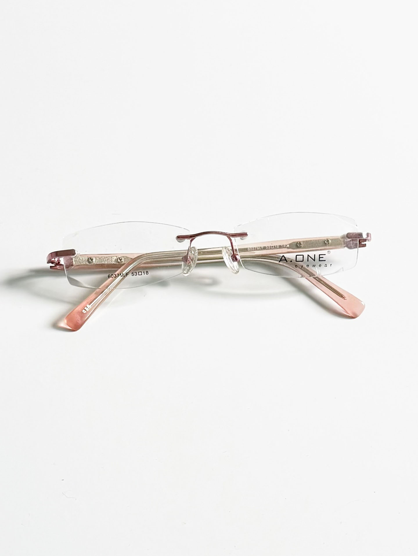 A.ONE Rimless Square Metal Glasses