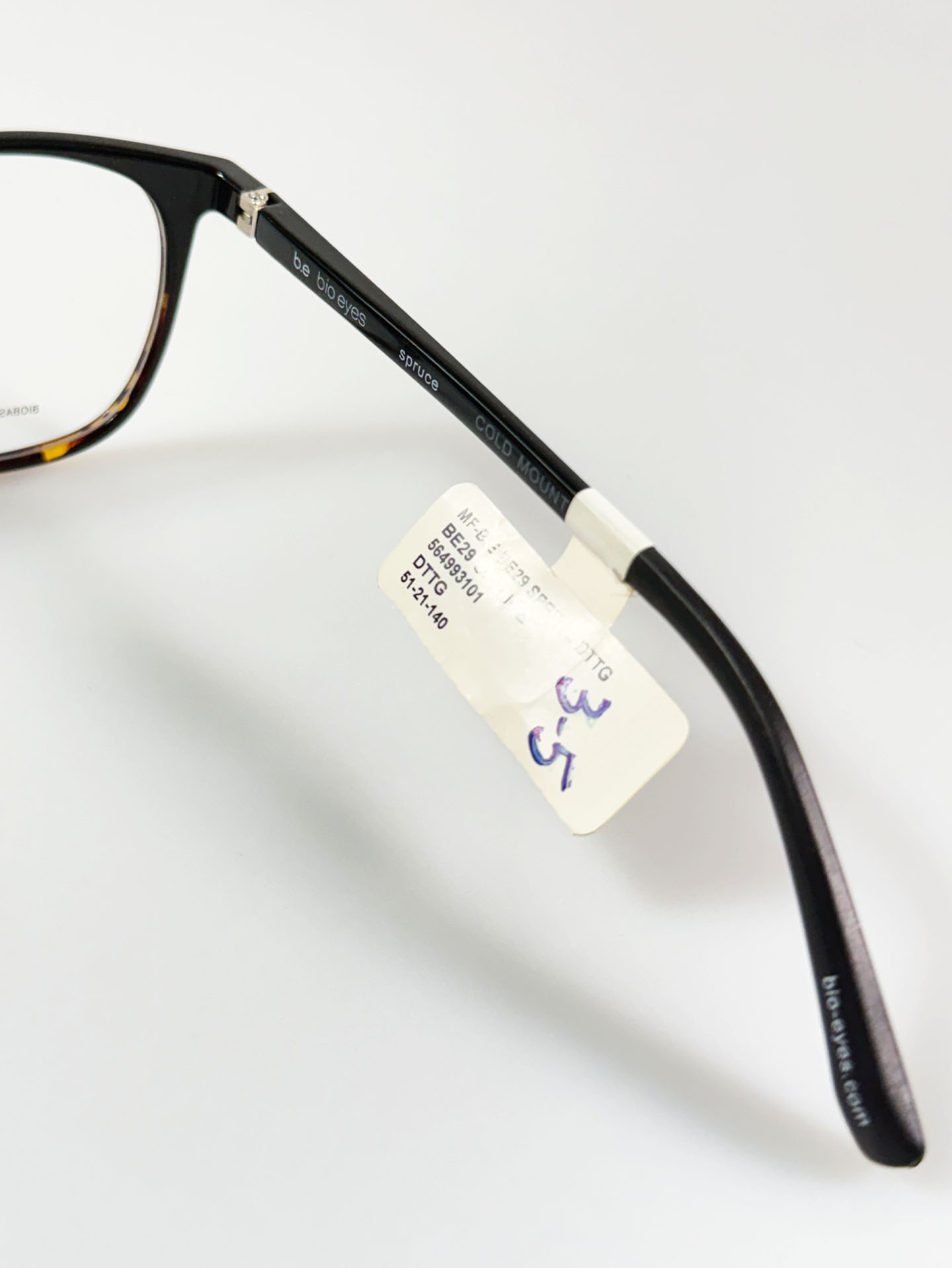 BIO EYES Spruce Square Horn-Rim Glasses