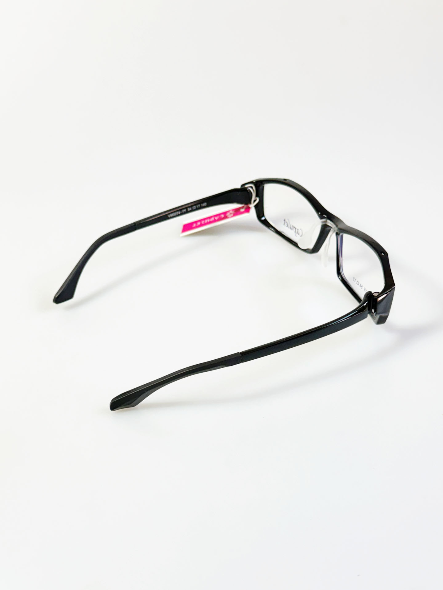 CAPULET Black Square Acetate Horn-Rim Glasses