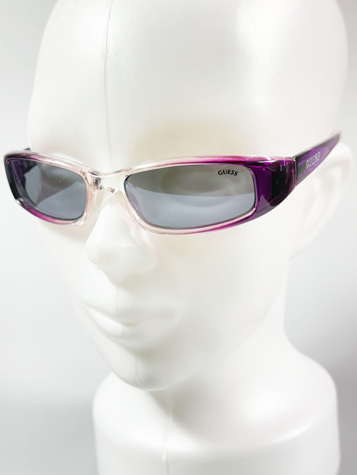 GUESS Square Purple Fade Gradient Sunglasses