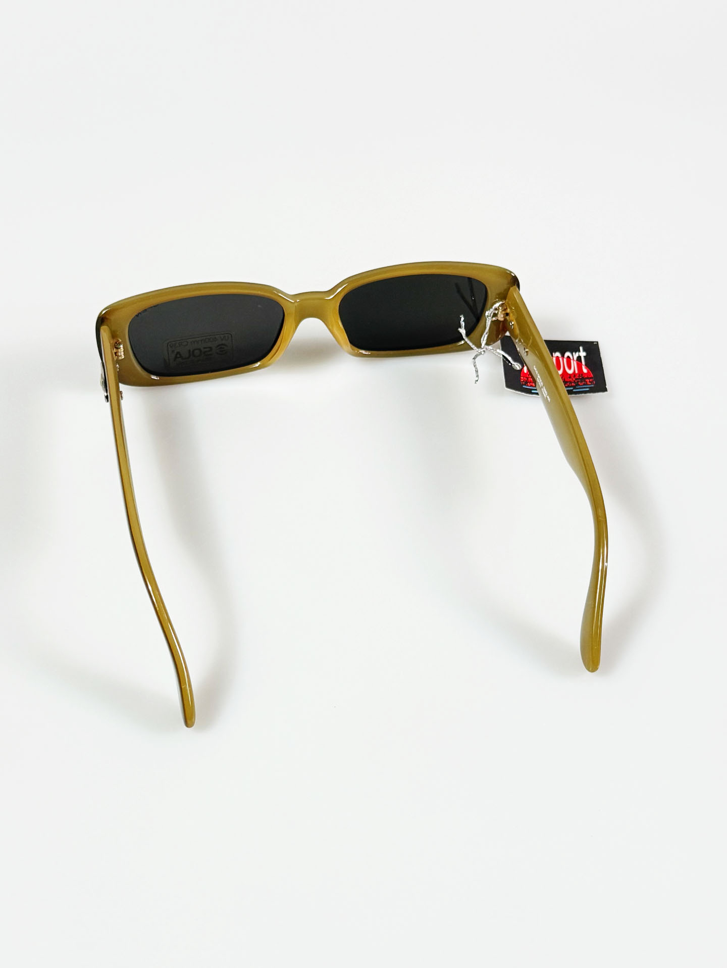 90’s OPEN Deep Olive Bold Square Sunglasses