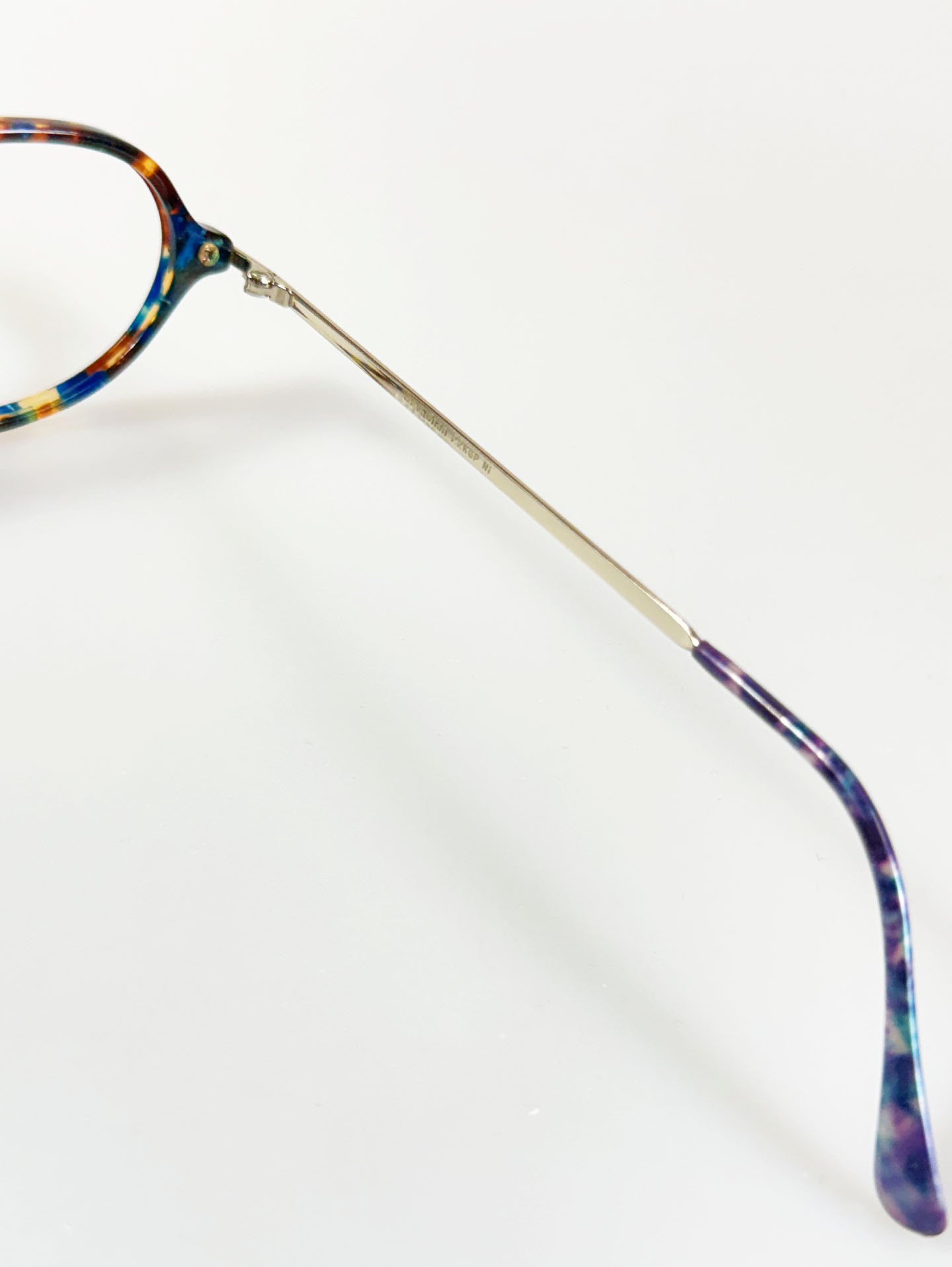 90's SEVA SCHAN Square Horn-Rim Frame Glasses