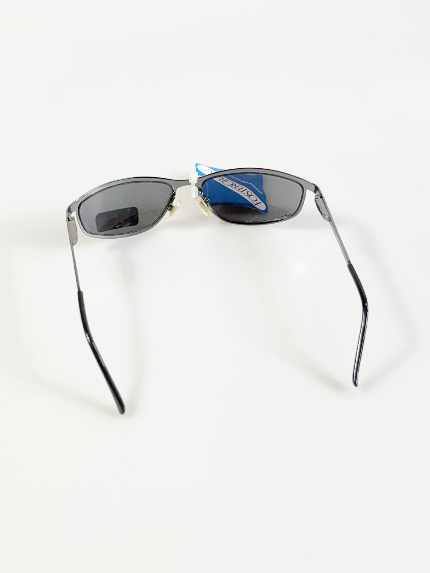 FOSTER GRANT Gunmetal Slim Square Sunglasses