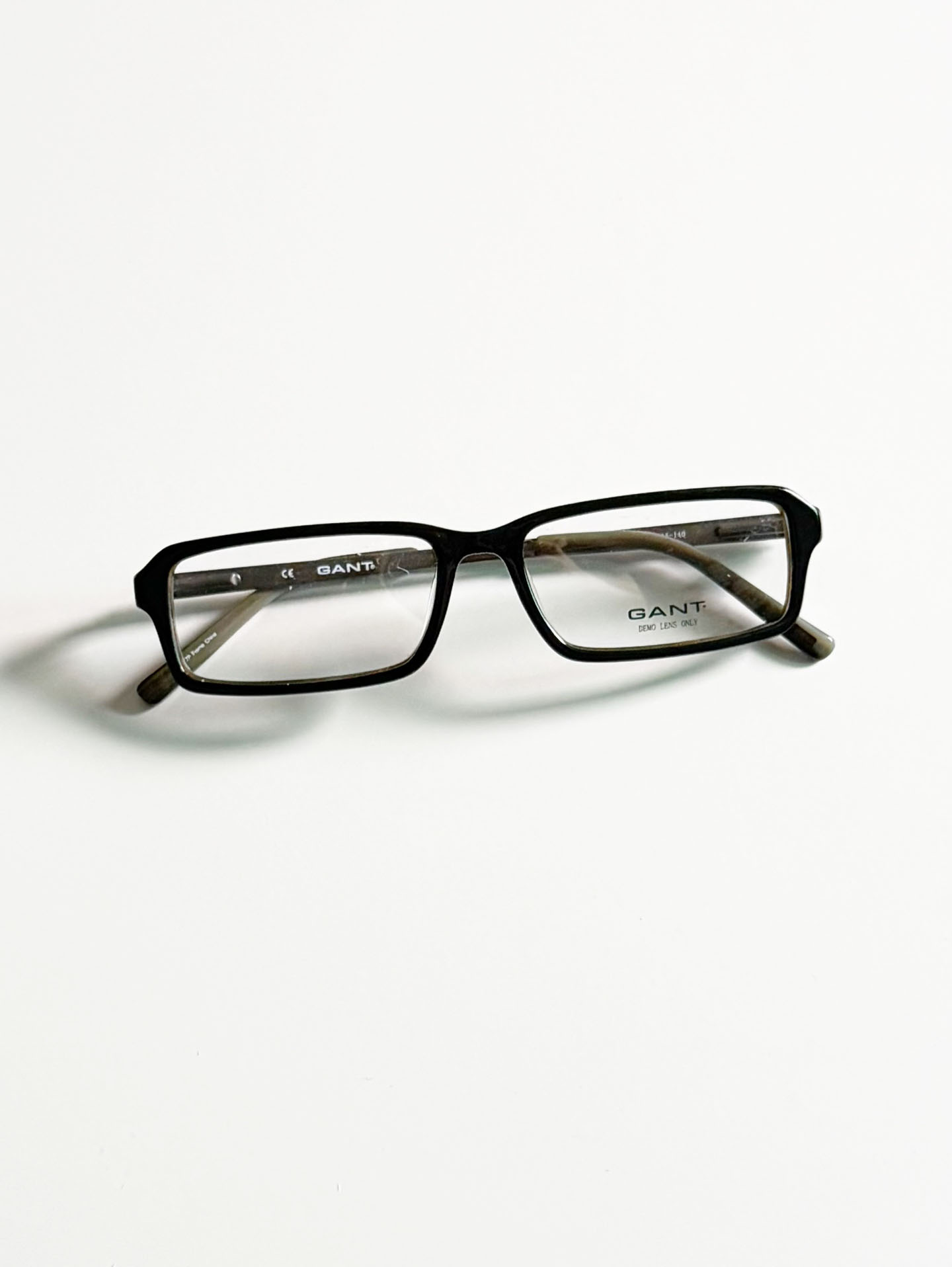 GANT Black Square Horn-Rim Frame Glasses