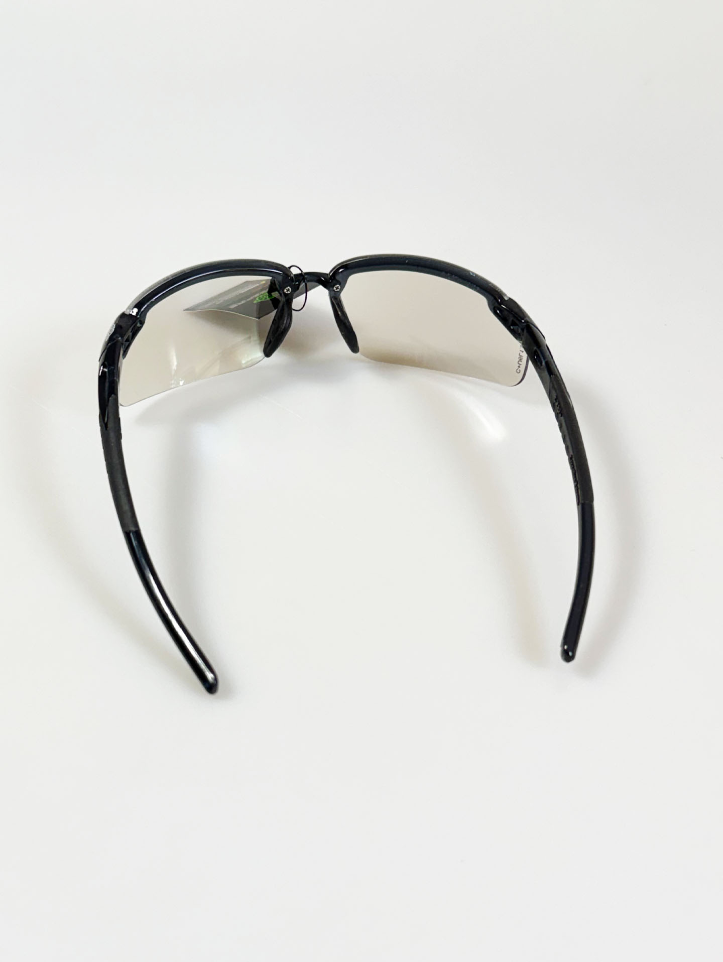 CROSS FIRE Black Semi-Rimless Sport Wrap Sunglasses