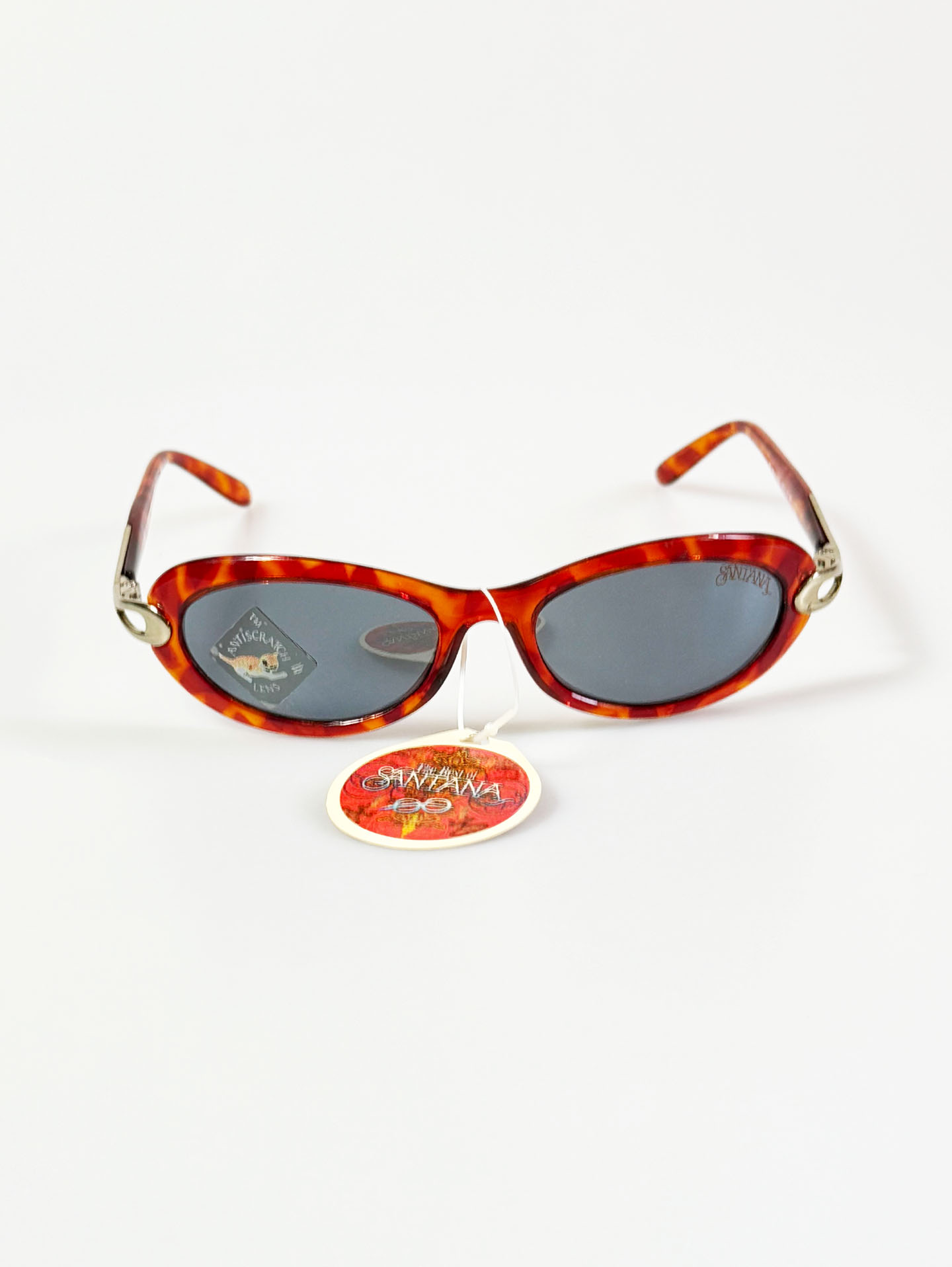 90’s SANTANA Tortoiseshell Oval Frame Sunglasses
