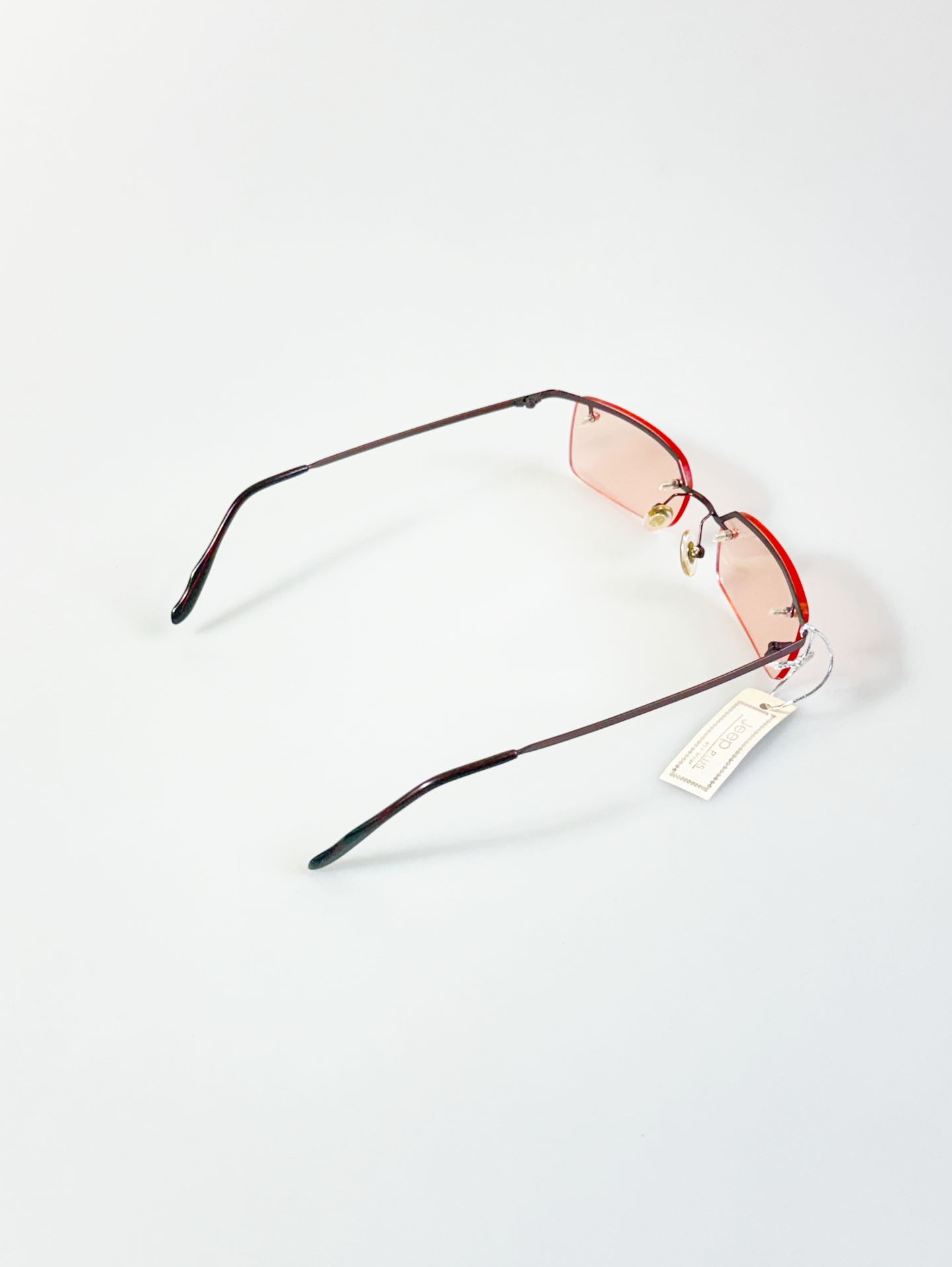 JEEP Semi-Rimless Square Metal Tinted Glasses