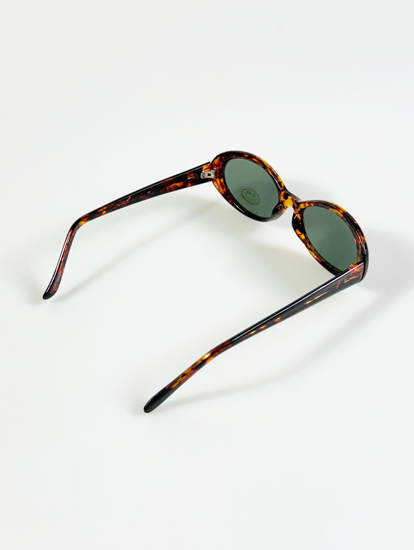 YUPPY Tortoiseshell Bold Oval Sunglasses
