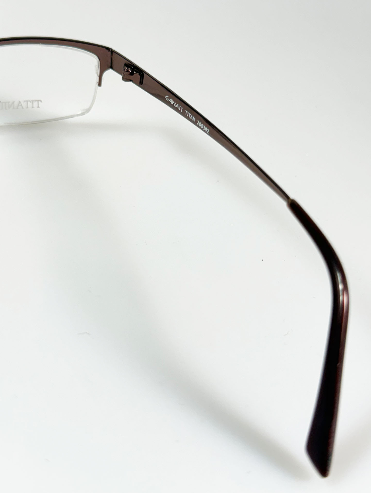 Series 01. GAWAII Vintage Titanium Semi-Rimless Eyewear Collection