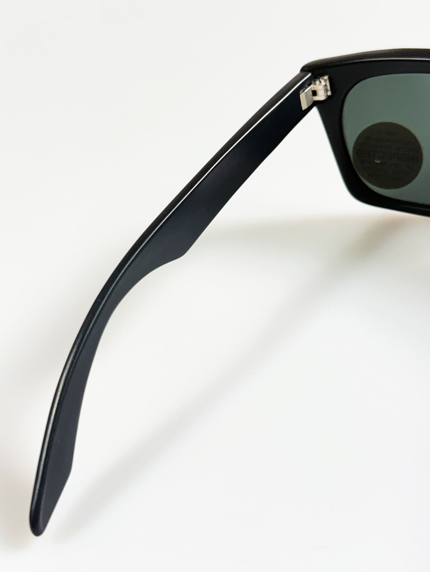 90's PICASO Black Bold Square Frame Sunglasses