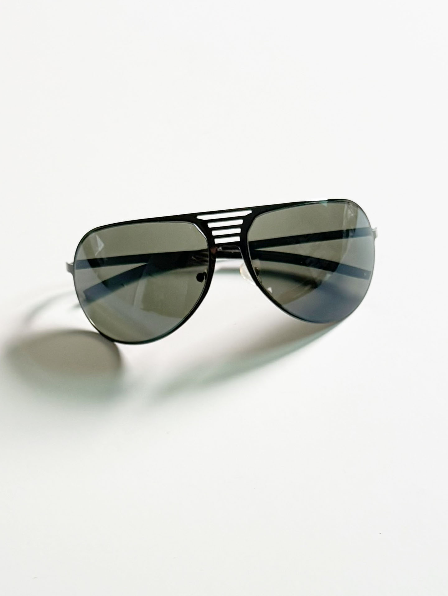 Gunmetal Aviator Frame Sunglasses