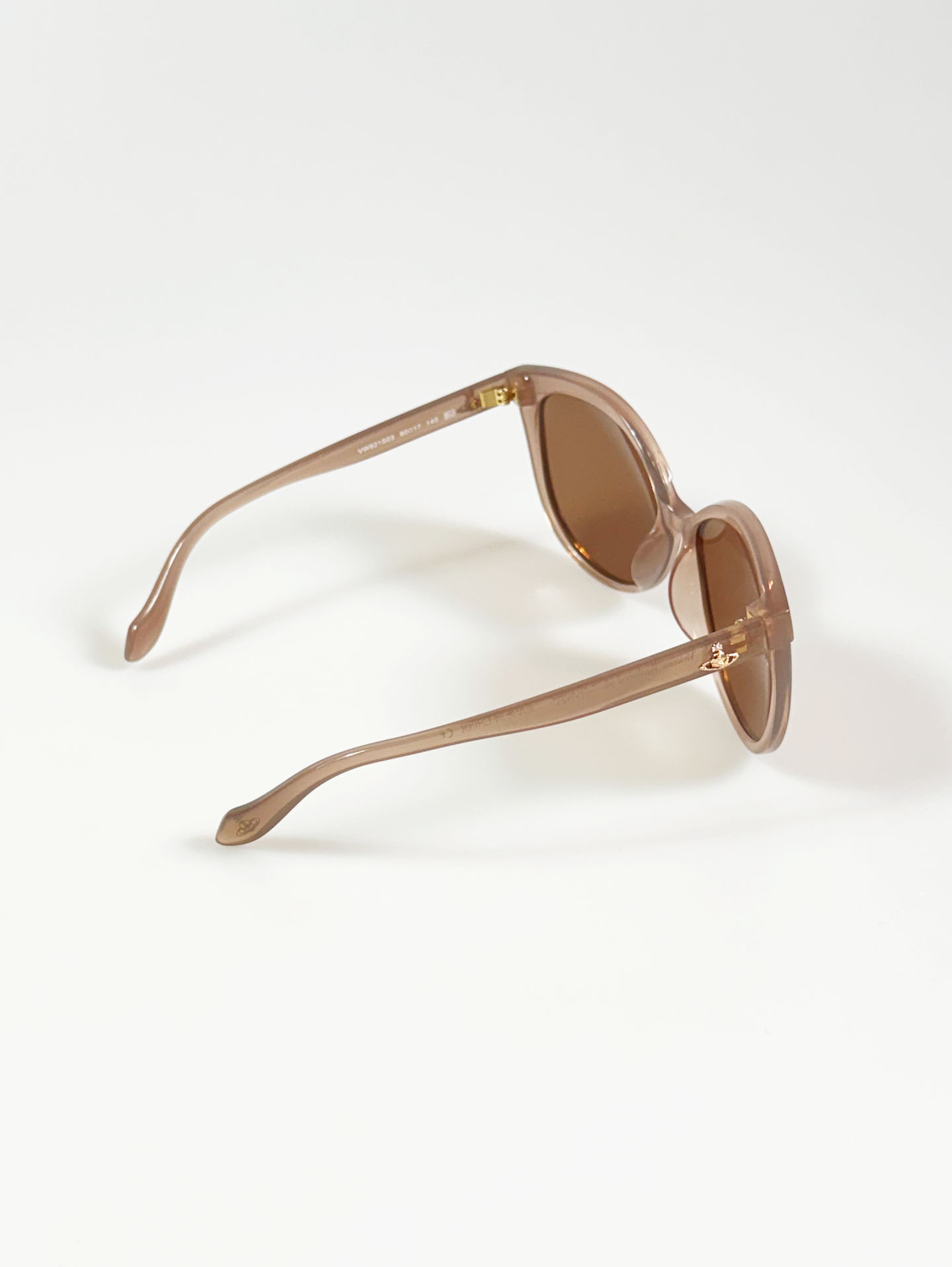 Vivienne Westwood Anglomania Nude Pink Oversized Butterfly Frame Sunglasses