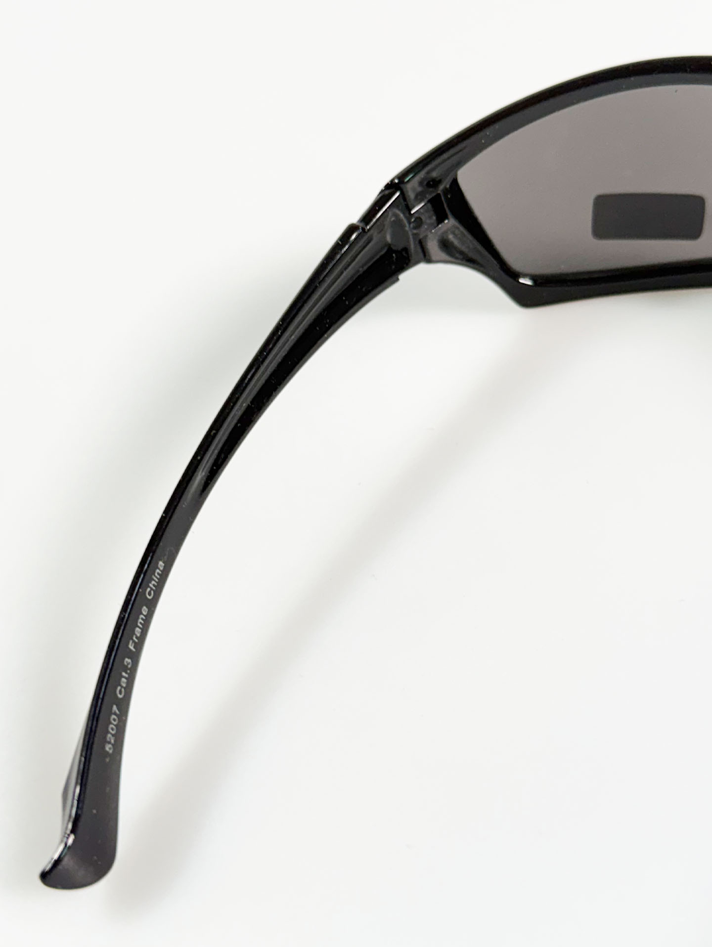 VERTX Black Sport Wraparound Sunglasses