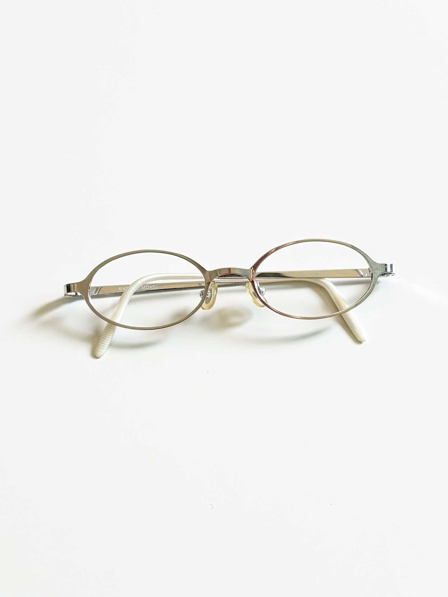 90’s ENCORE Silver Oval Metal Glasses