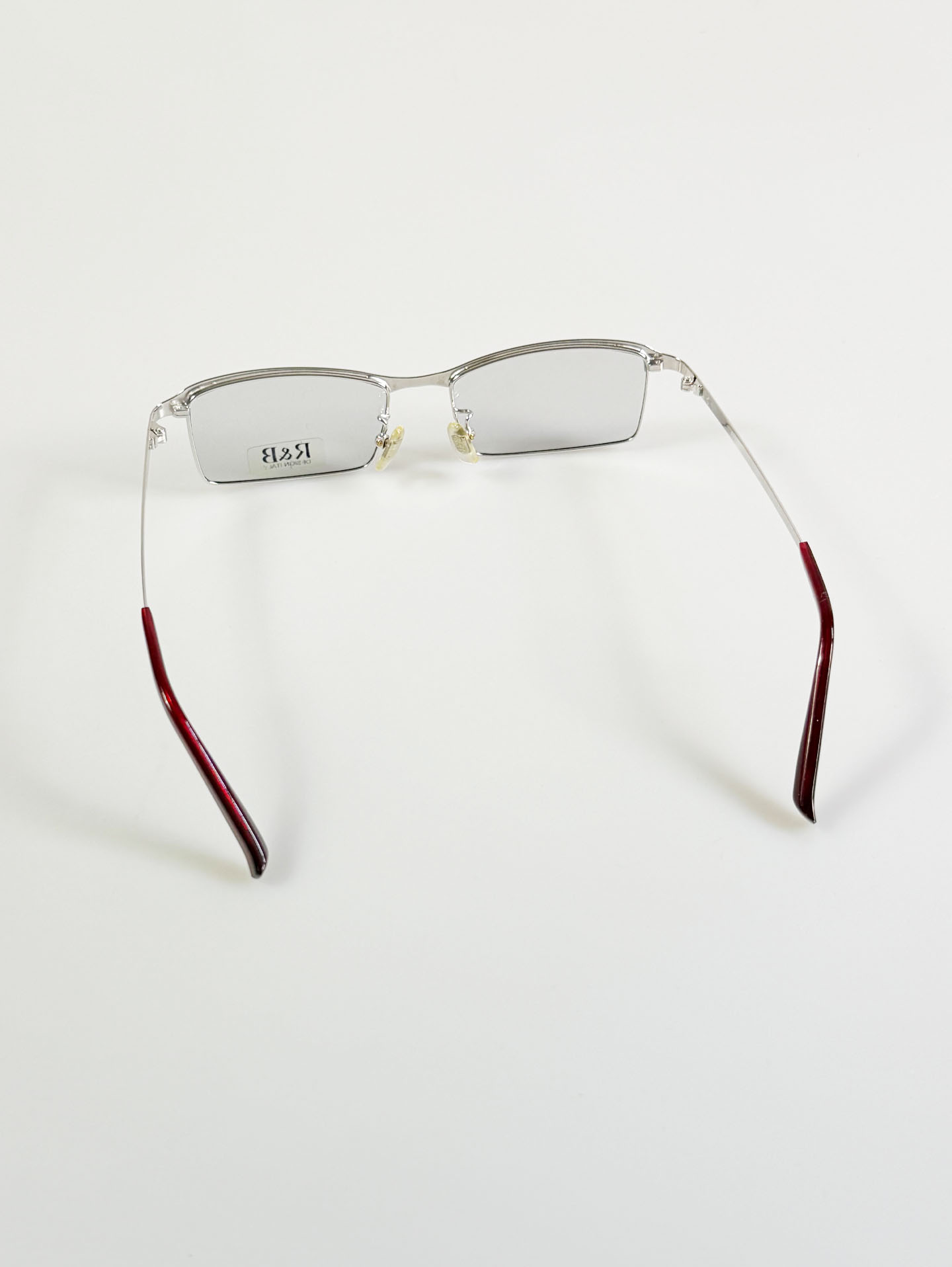 R&B Eyewear Slim Slim Square Metal Glasses