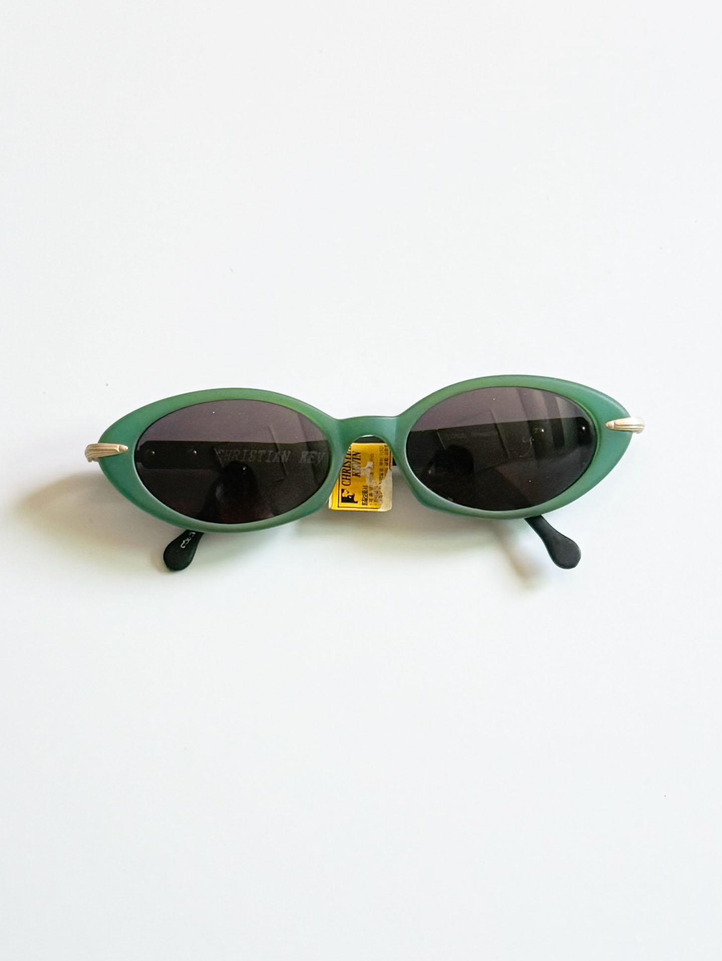 90's Christian Kevin Bold Oval Frame Sunglasses