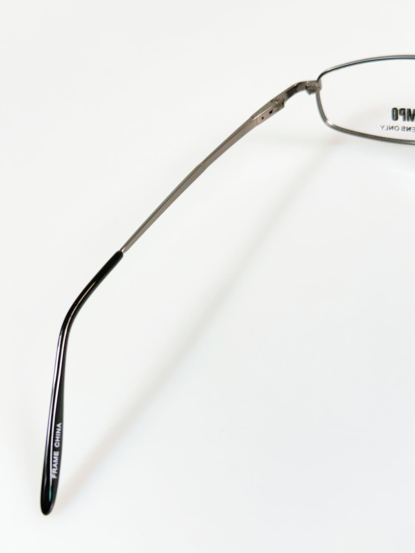 TEMPO Slim Square Metal Frame Glasses