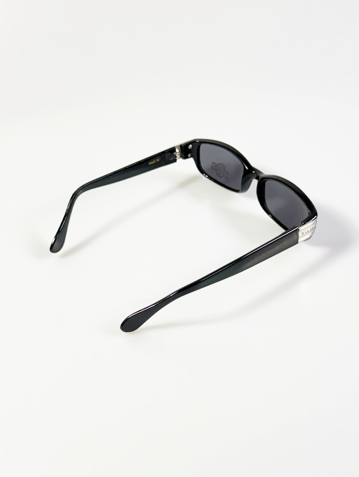90’s GUESS Black Bold Square Frame Sunglasses