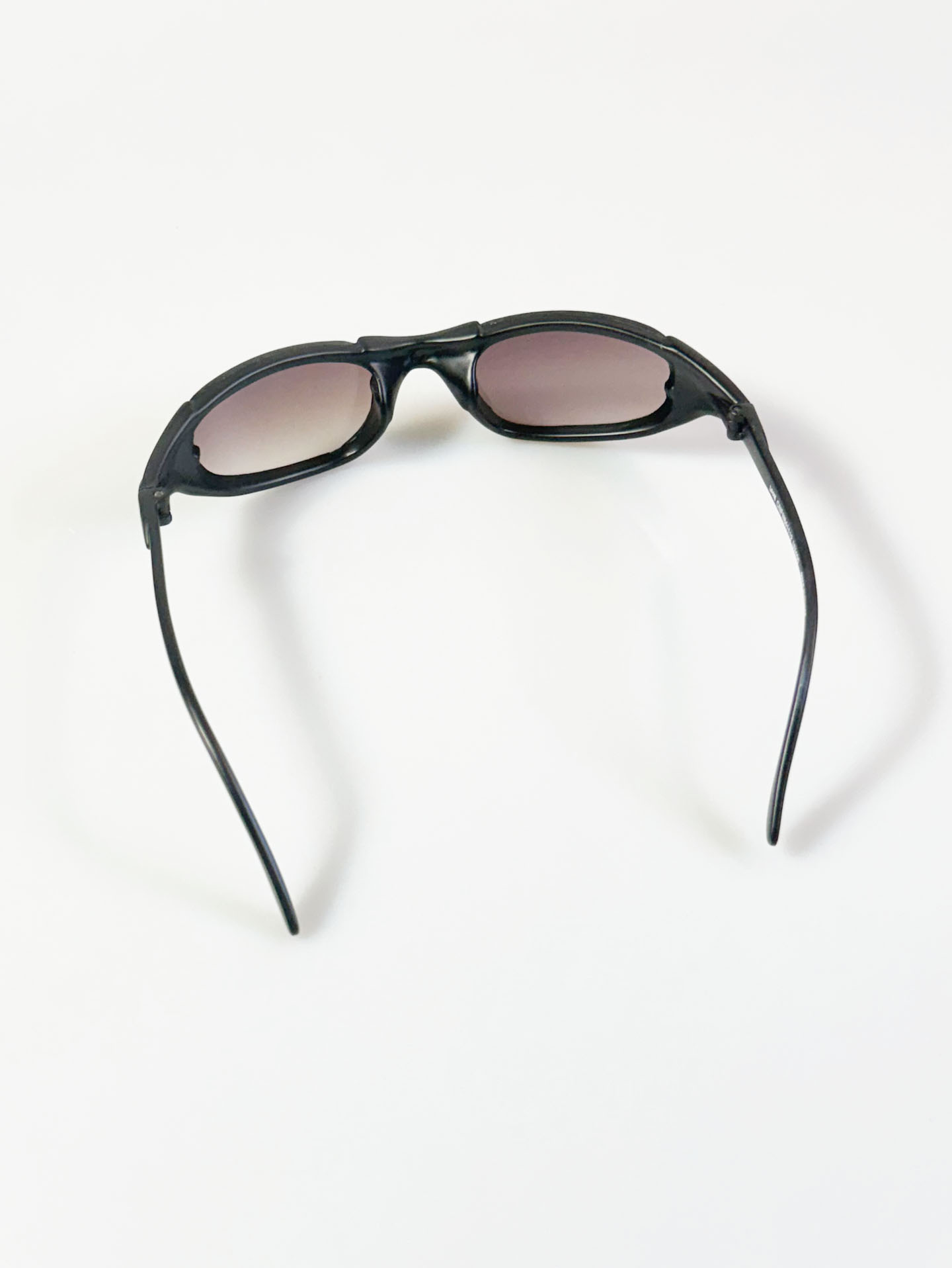 LEON Wraparound Black Frame Sunglasses