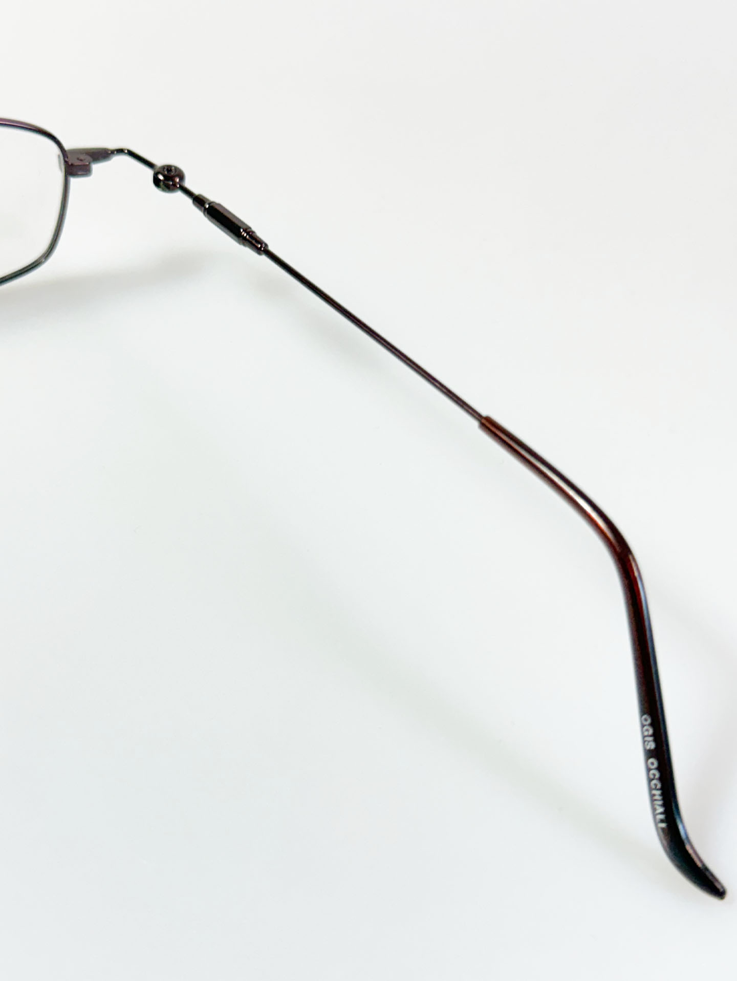 OGIS OCCHIALI Slim Square Metal Frame Glasses