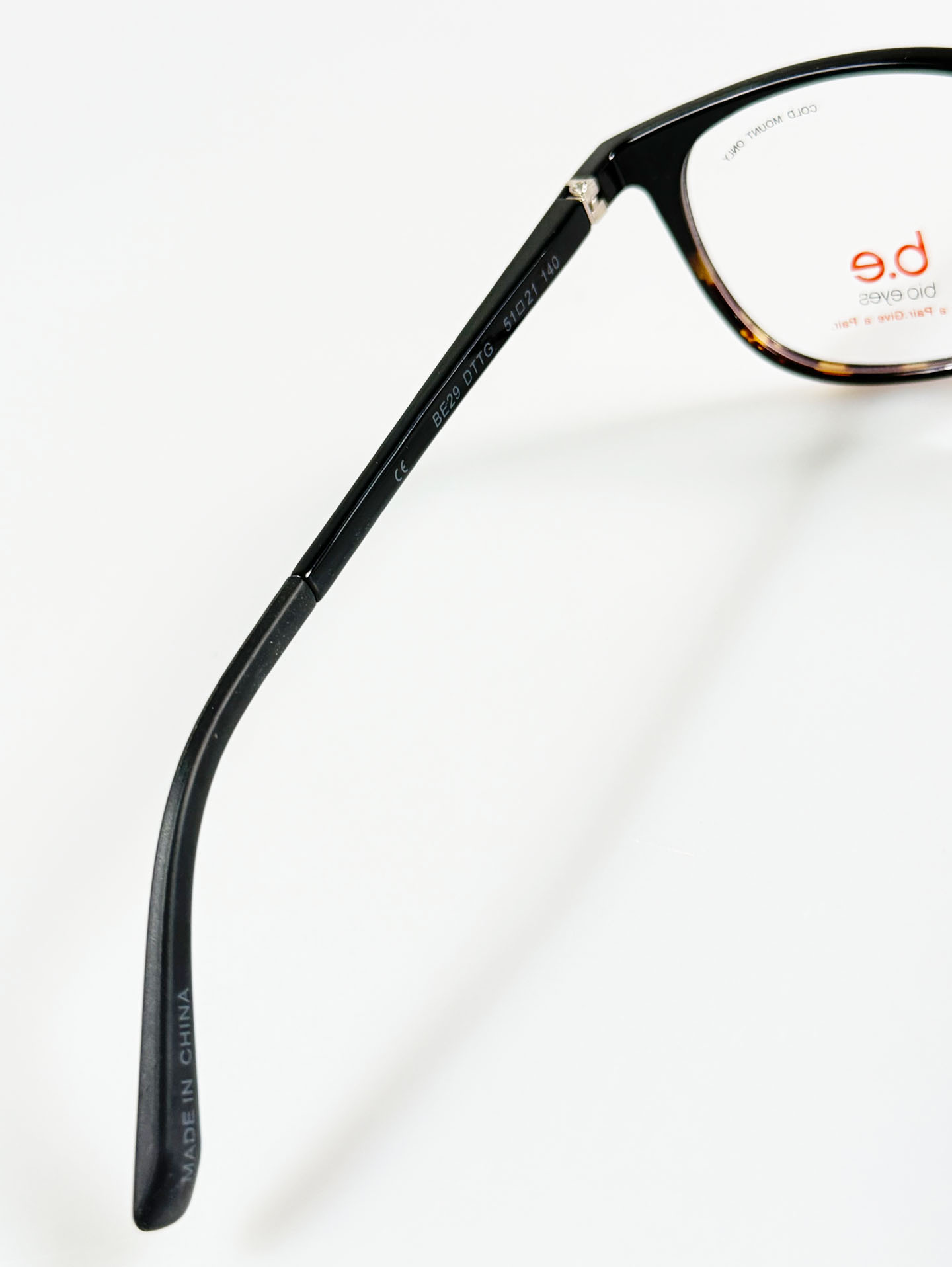 BIO EYES Spruce Square Horn-Rim Glasses