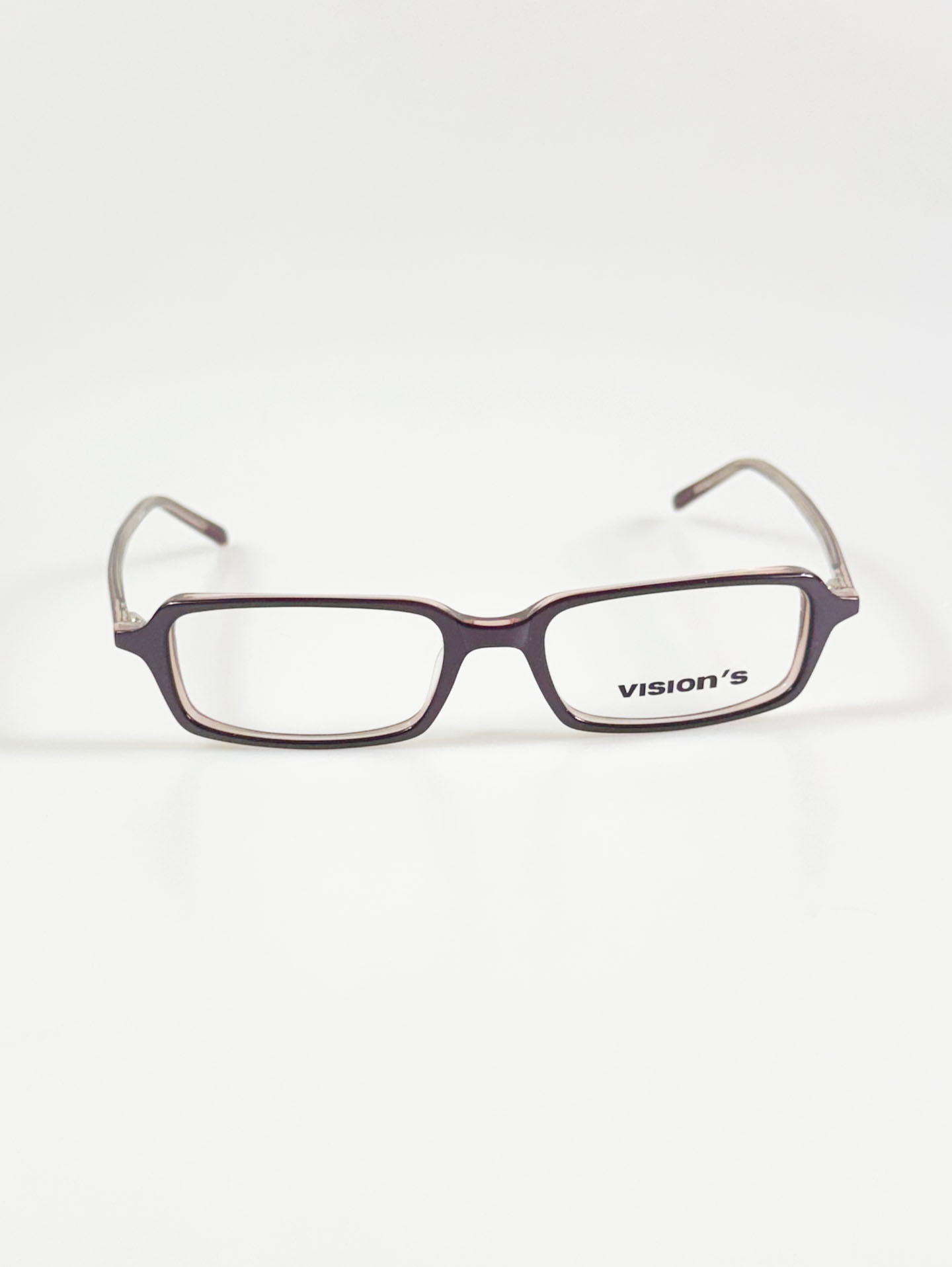 VISION'S Purple Square Acetate Glasses