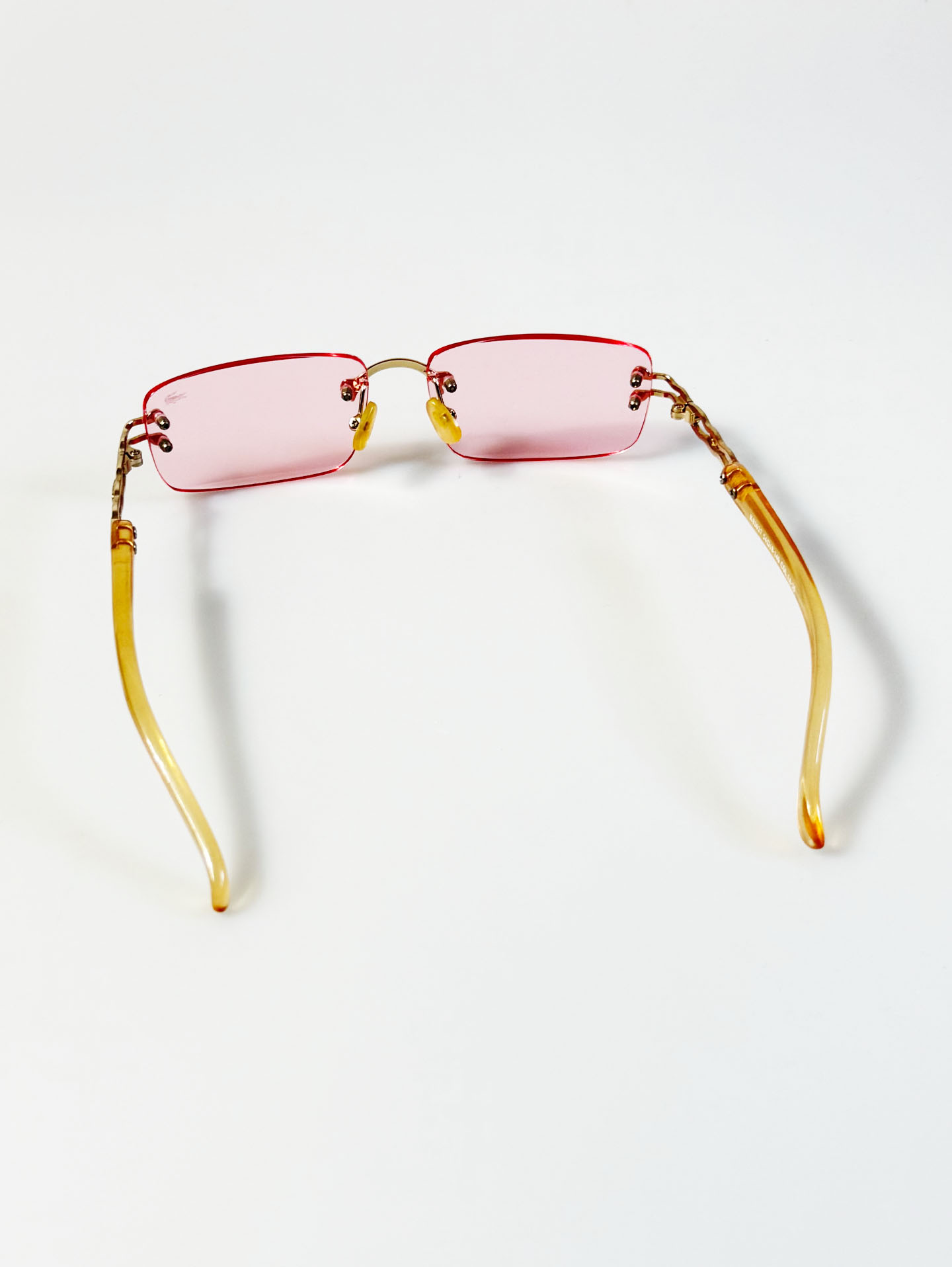90's CROCOKIDS Rimless Square Tint Sunglasses